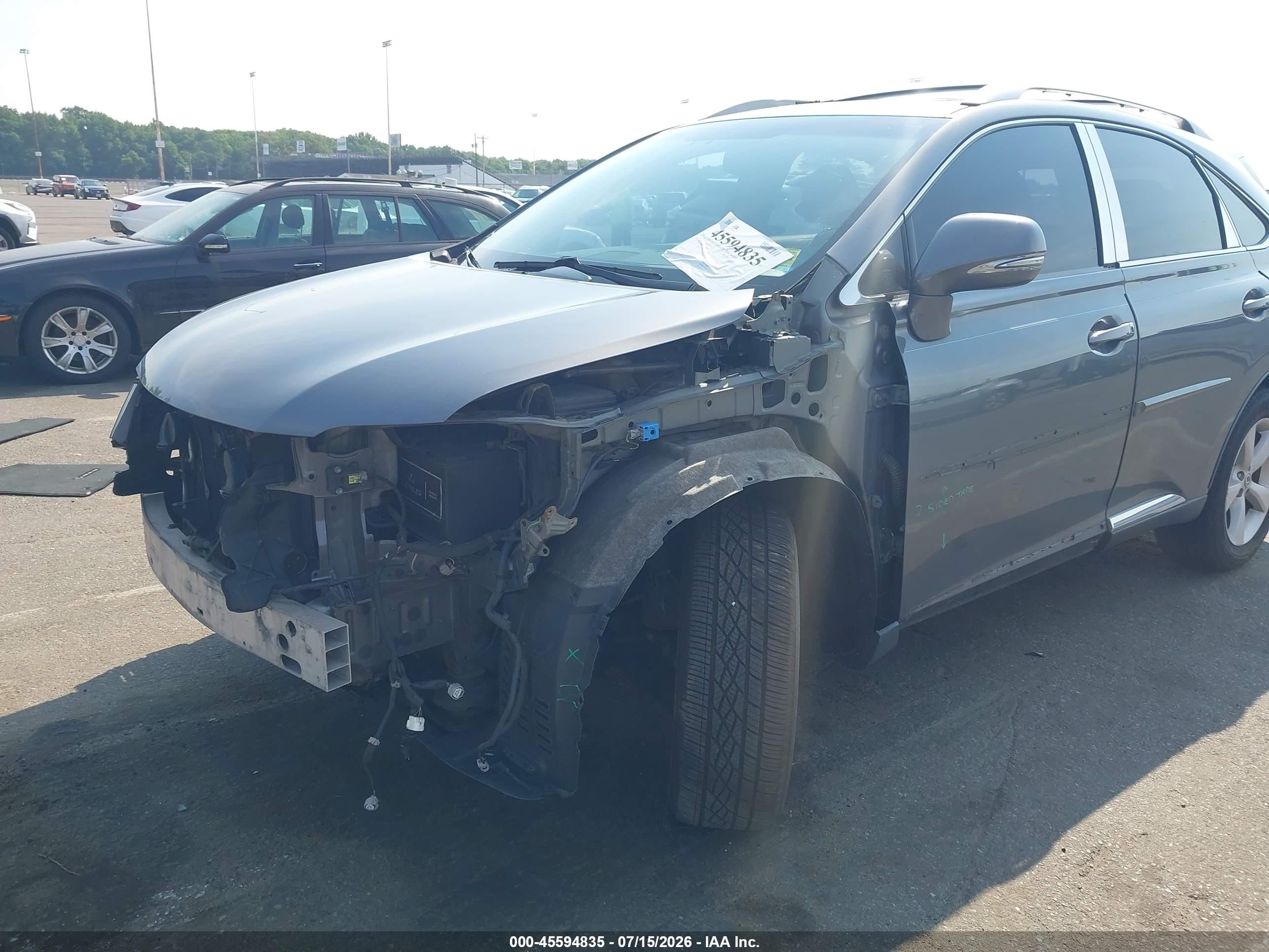 2015 Lexus Rx 350   Серый vin: JTJBK1BA6F2469540