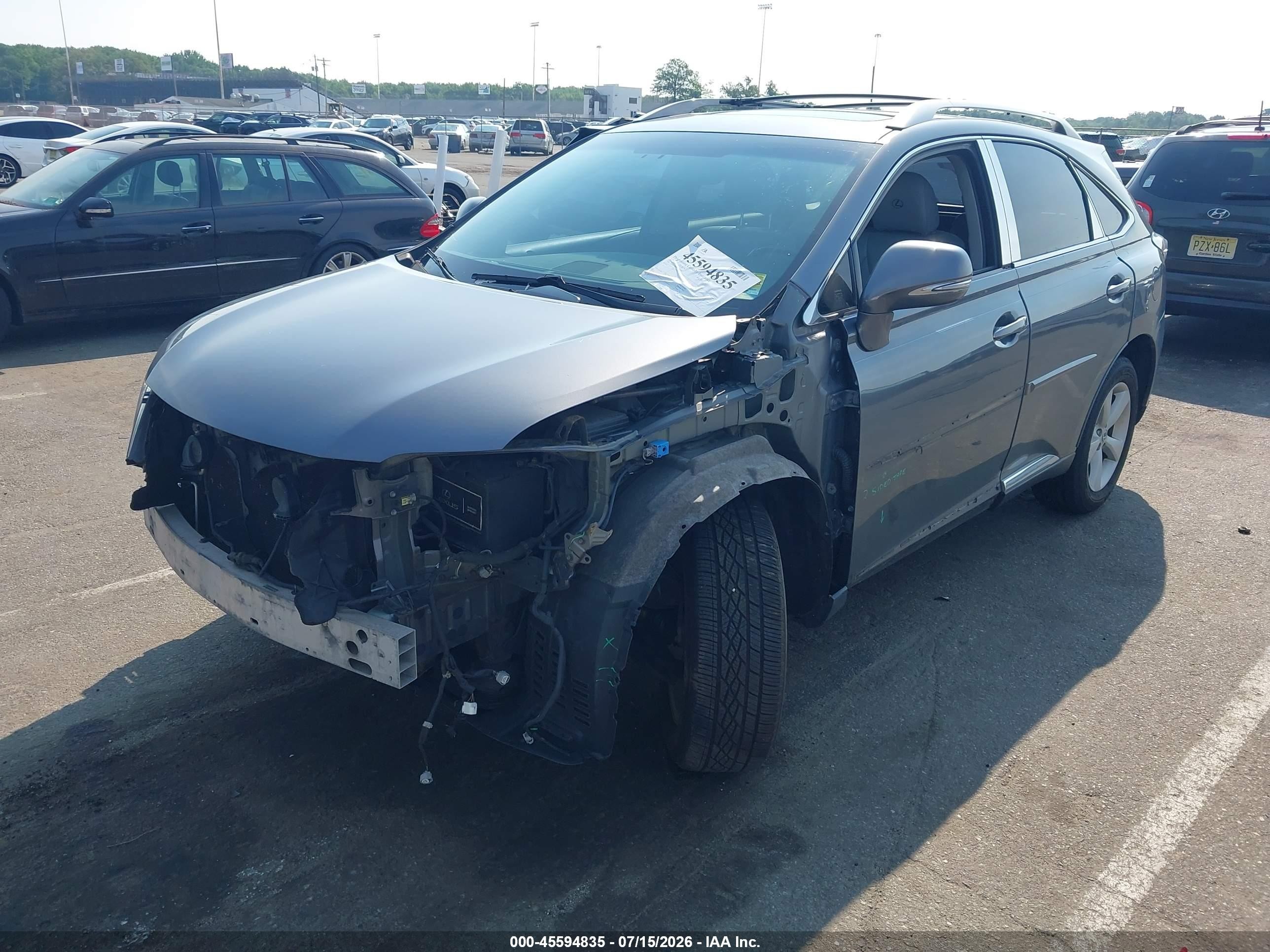 2015 Lexus Rx 350   Серый vin: JTJBK1BA6F2469540