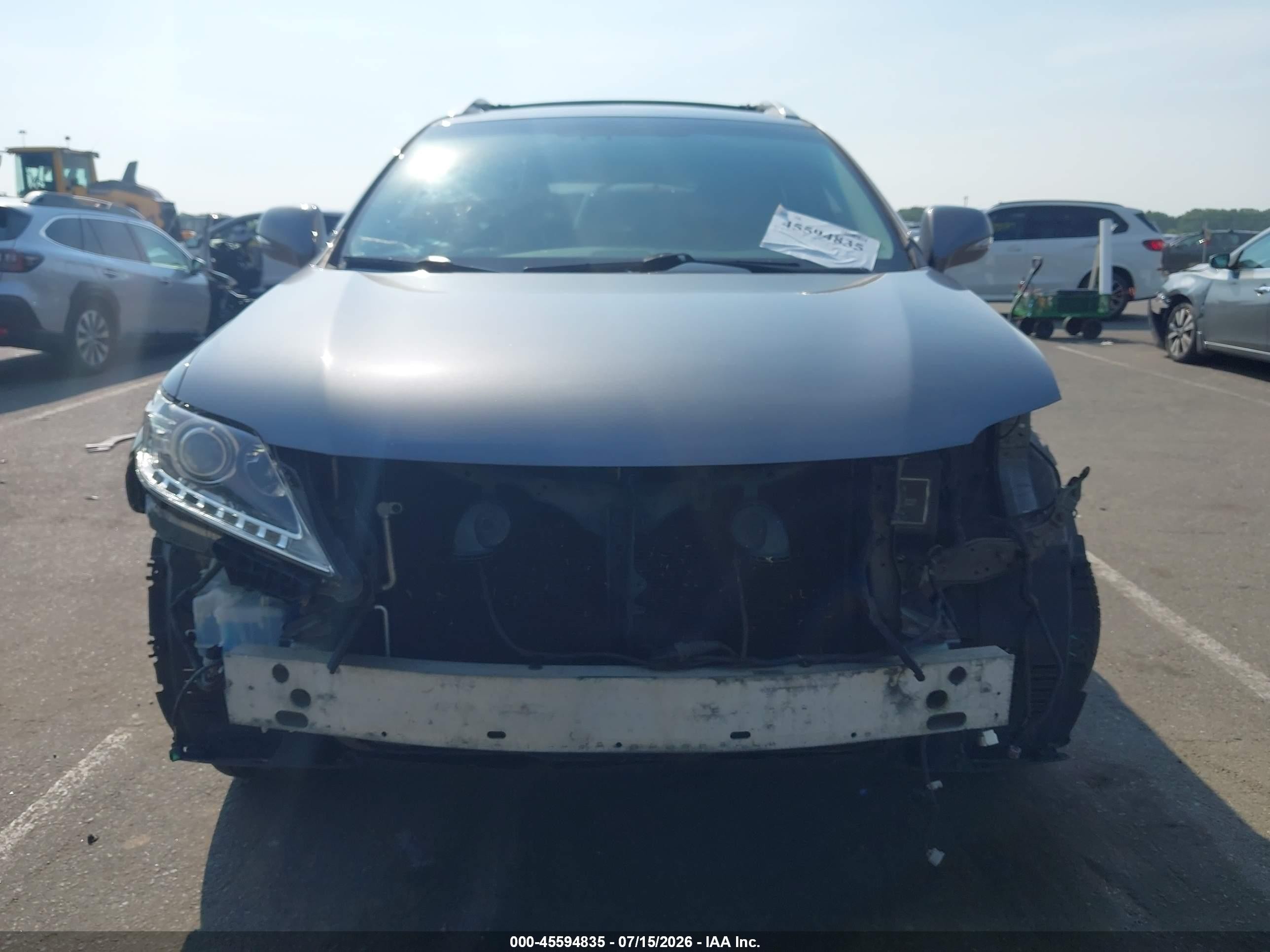 2015 Lexus Rx 350   Серый vin: JTJBK1BA6F2469540