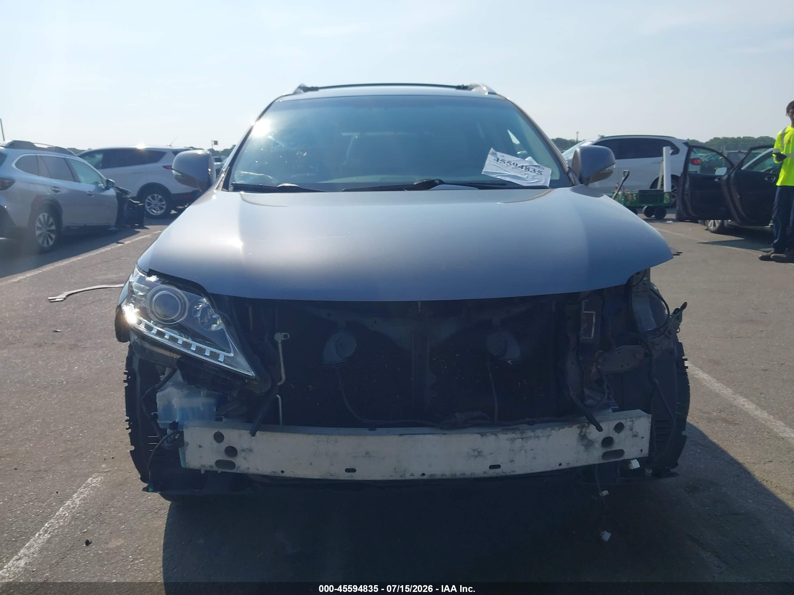 2015 Lexus Rx 350   Серый vin: JTJBK1BA6F2469540