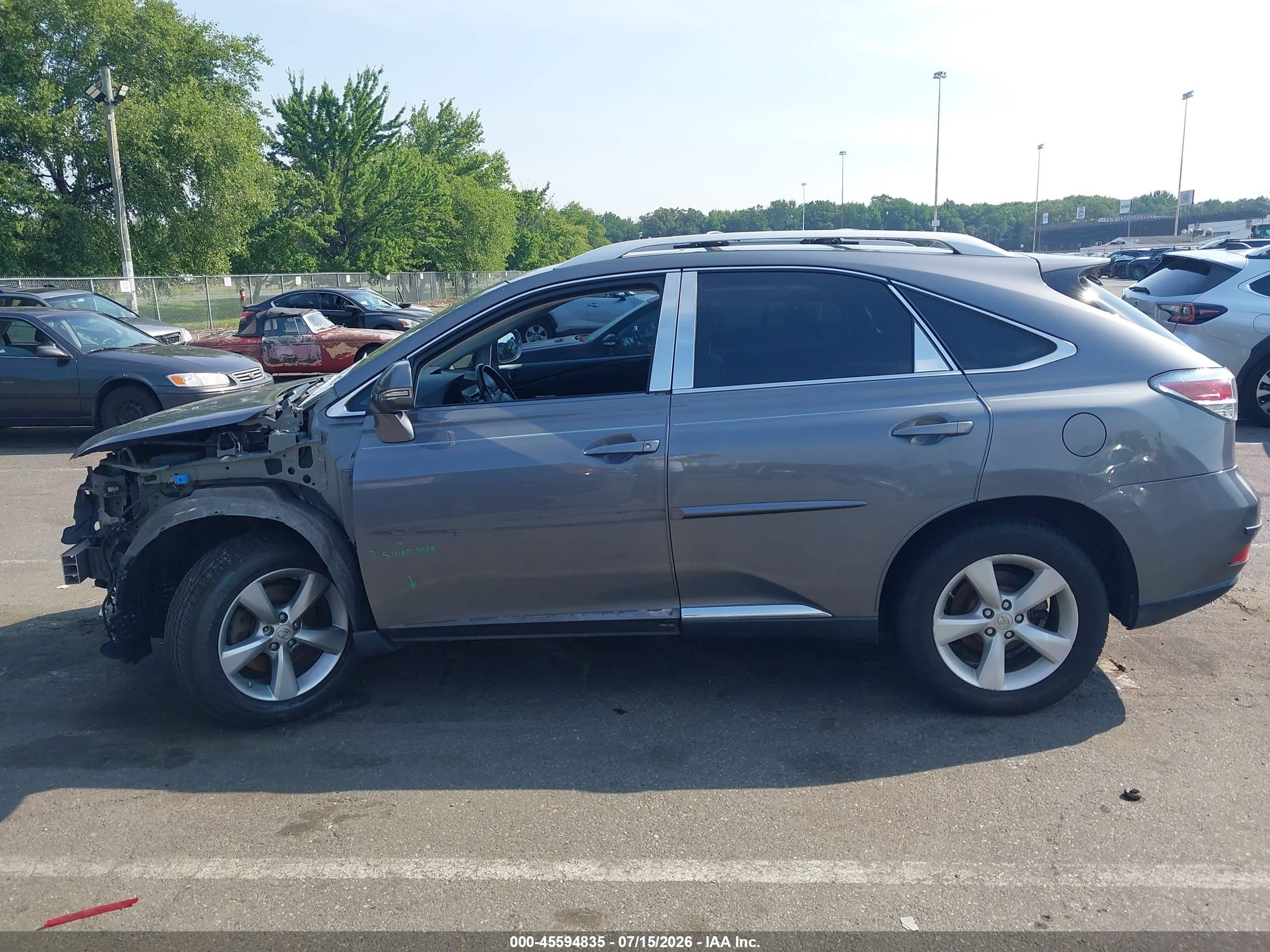 2015 Lexus Rx 350   Серый vin: JTJBK1BA6F2469540