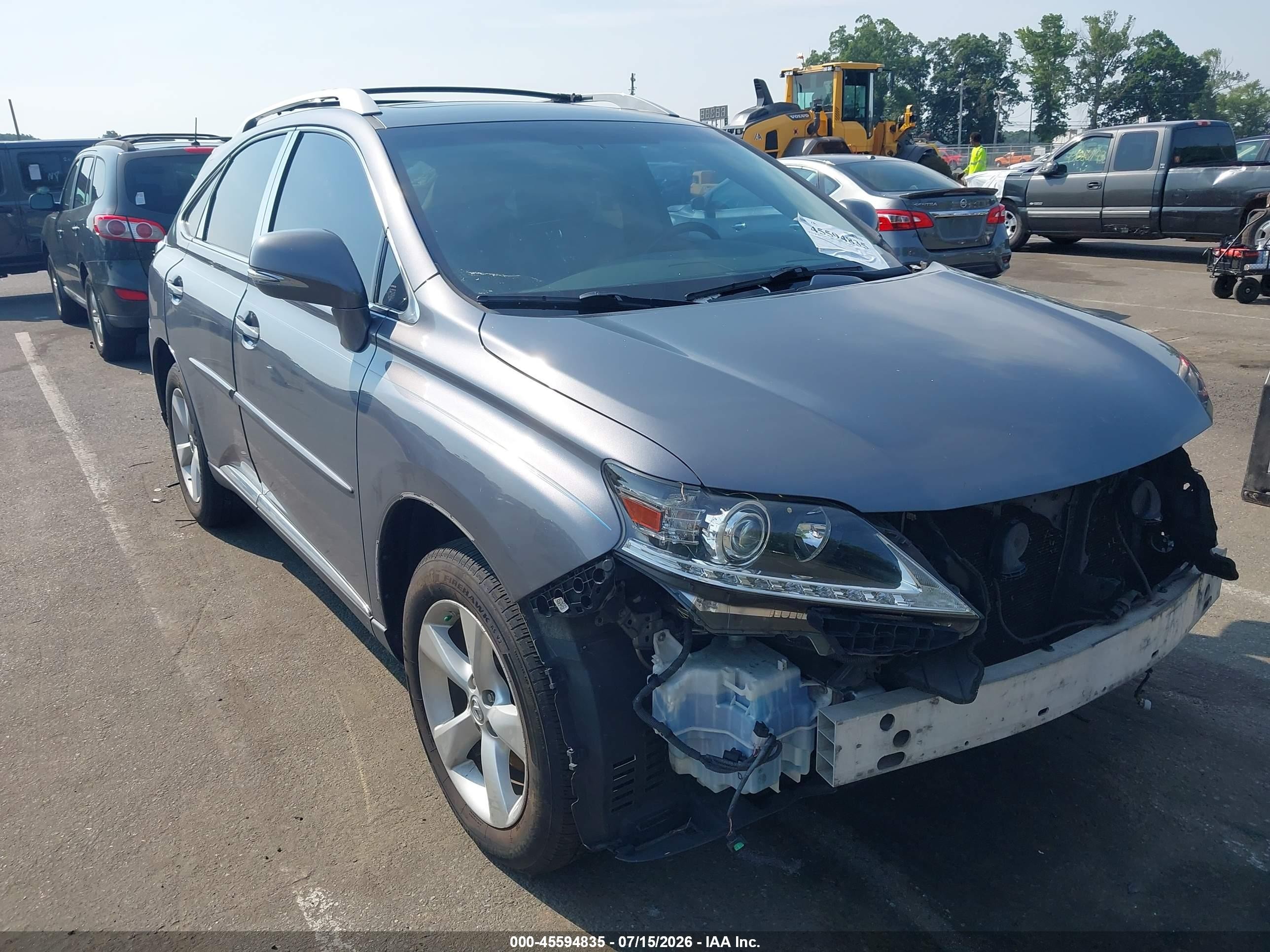 2015 Lexus Rx 350   Серый vin: JTJBK1BA6F2469540