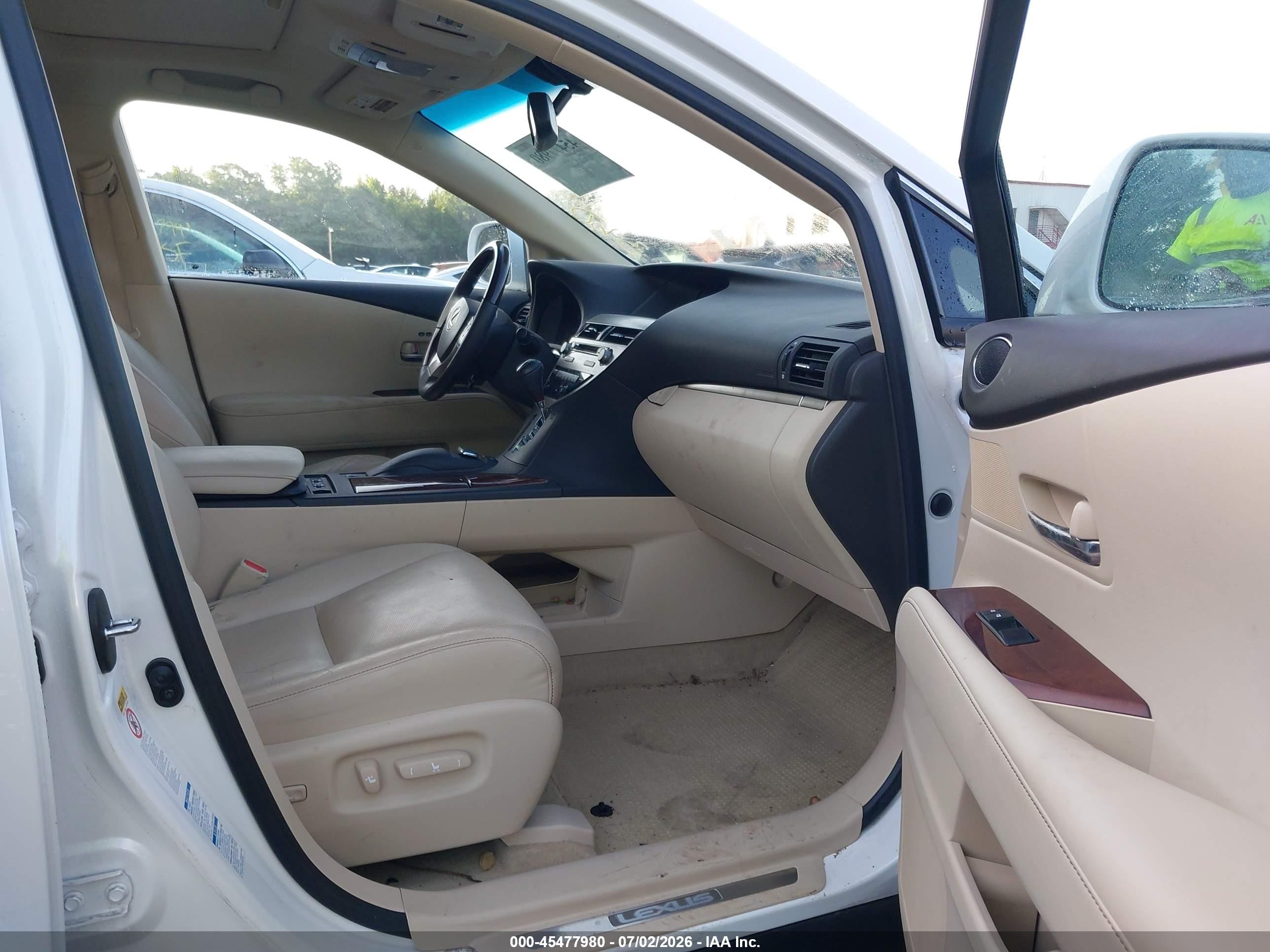 2015 Lexus Rx 350   White vin: JTJBK1BA6F2474334