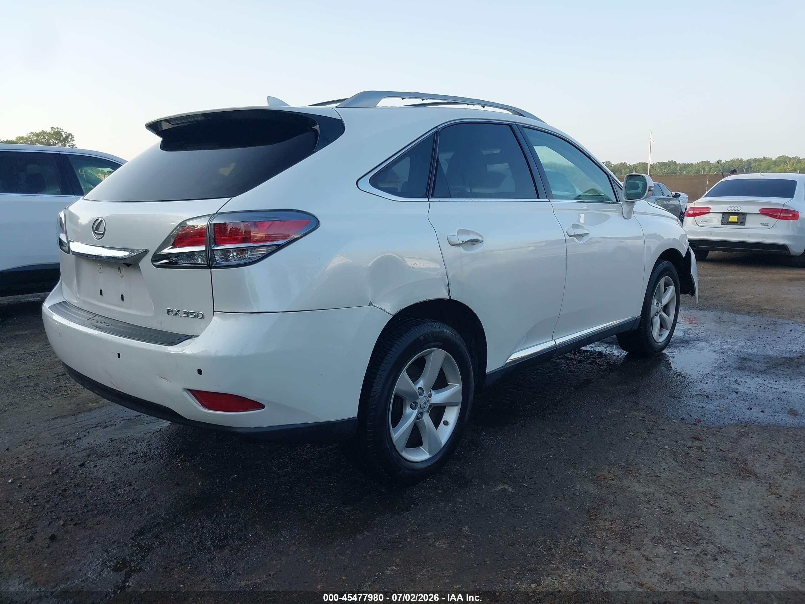 2015 Lexus Rx 350   White vin: JTJBK1BA6F2474334