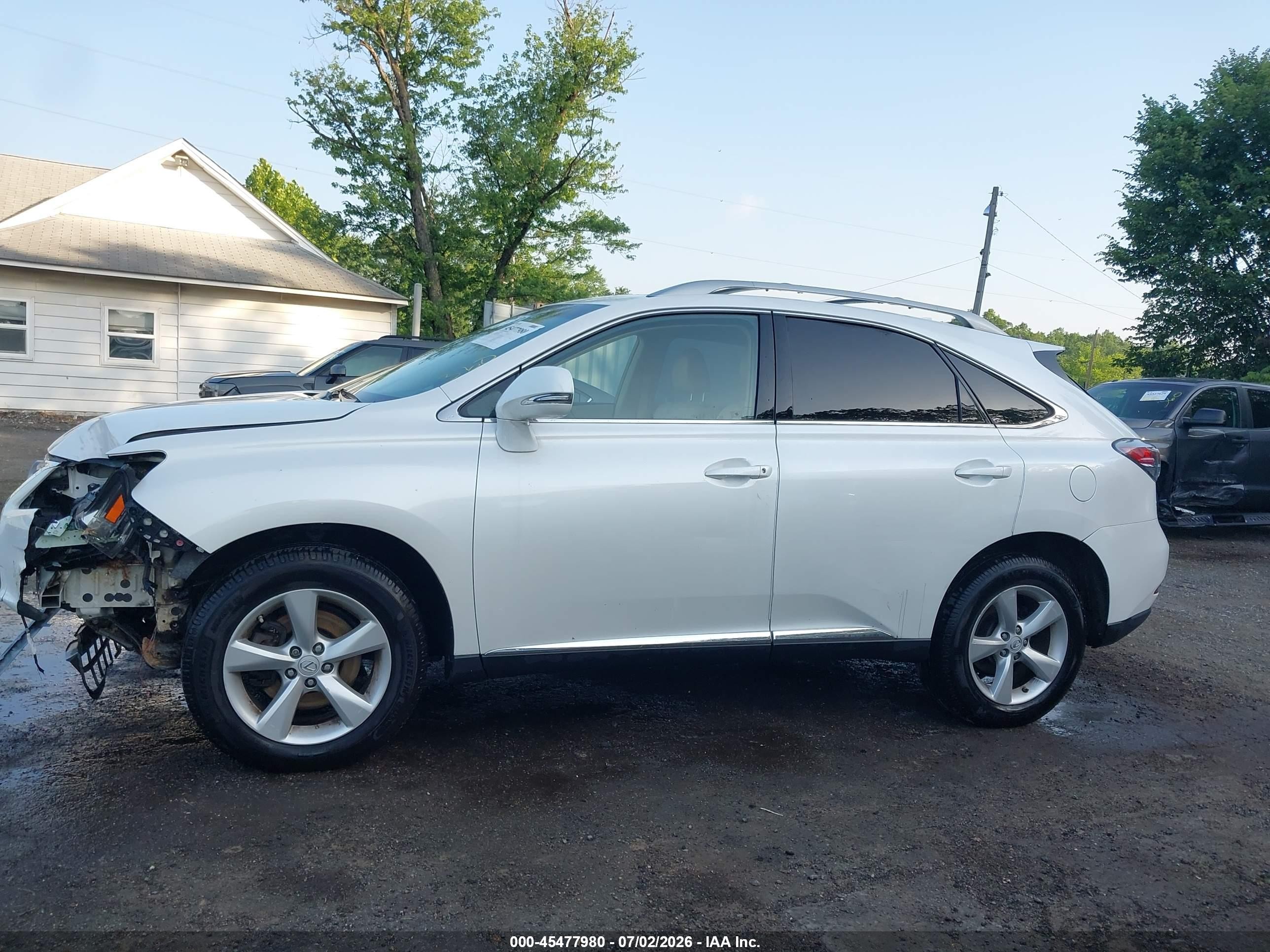 2015 Lexus Rx 350   White vin: JTJBK1BA6F2474334