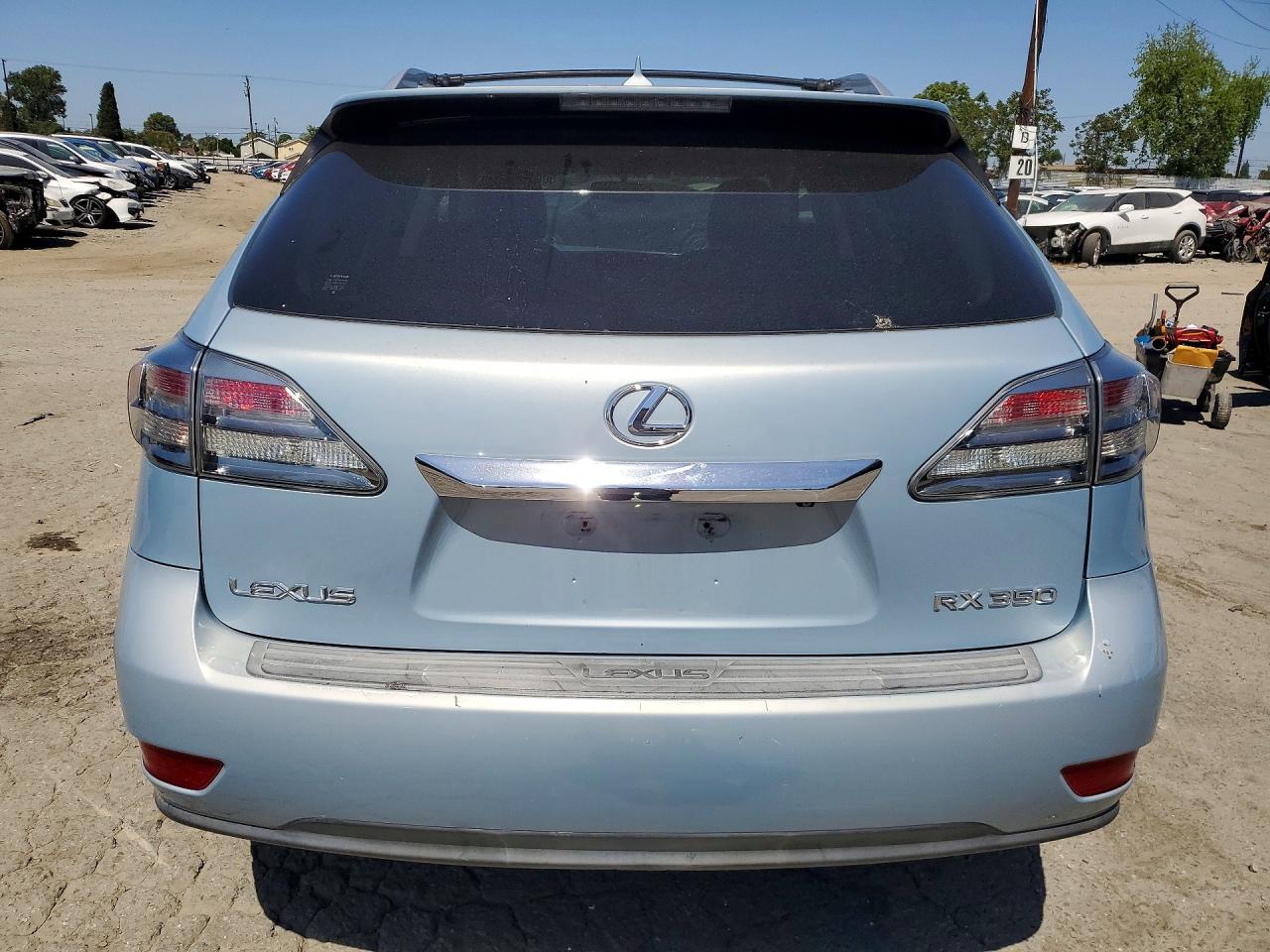 2010 Lexus Rx 350 Turquoise vin: JTJBK1BA7A2404771