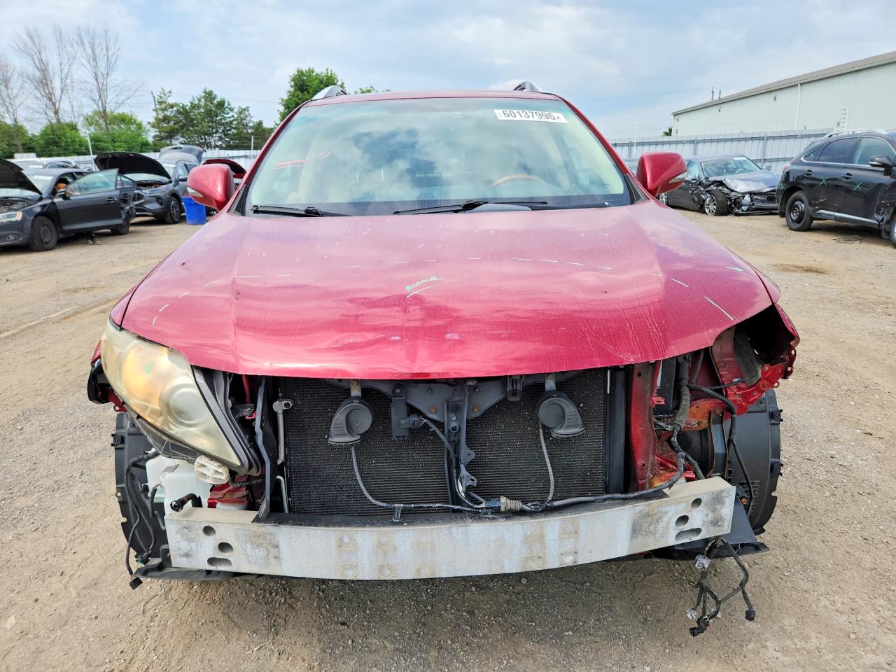 2011 Lexus Rx 350 Красный vin: JTJBK1BA7B2437934