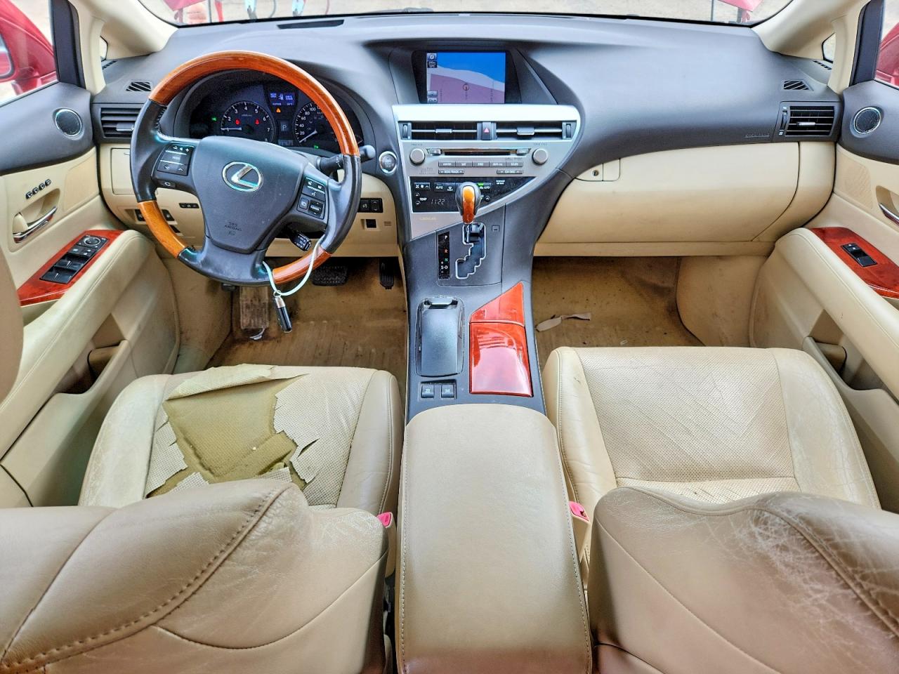 2011 Lexus Rx 350 Красный vin: JTJBK1BA7B2437934