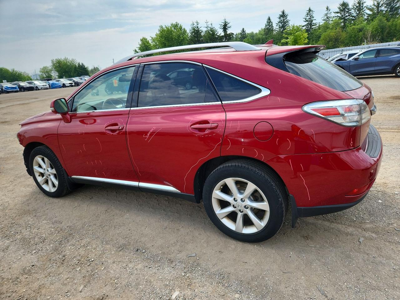 2011 Lexus Rx 350 Красный vin: JTJBK1BA7B2437934