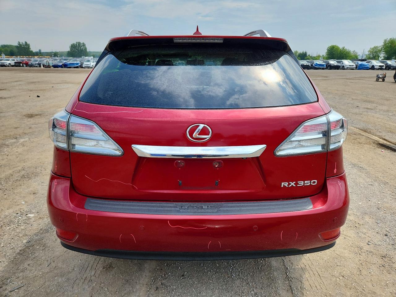 2011 Lexus Rx 350 Красный vin: JTJBK1BA7B2437934