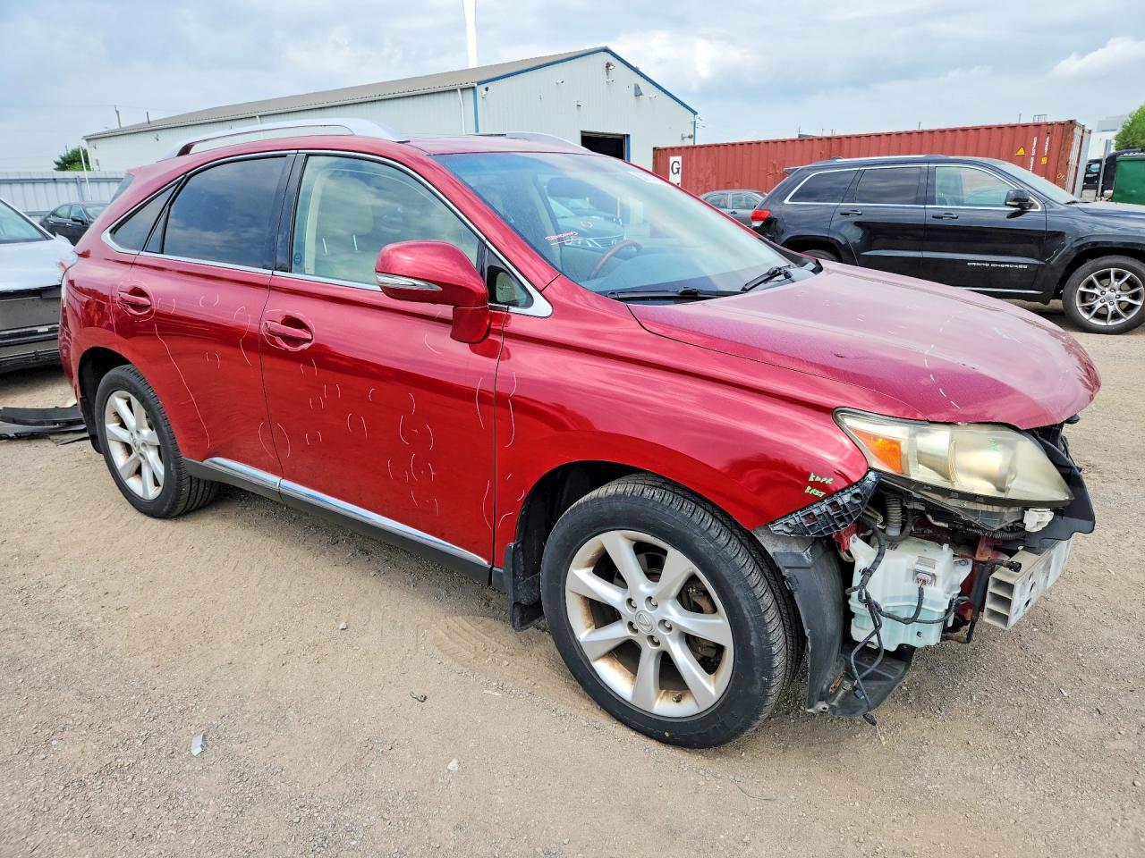 2011 Lexus Rx 350 Красный vin: JTJBK1BA7B2437934
