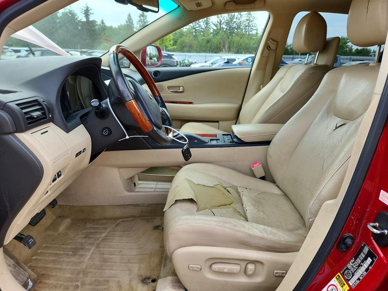 2011 Lexus Rx 350 Красный vin: JTJBK1BA7B2437934
