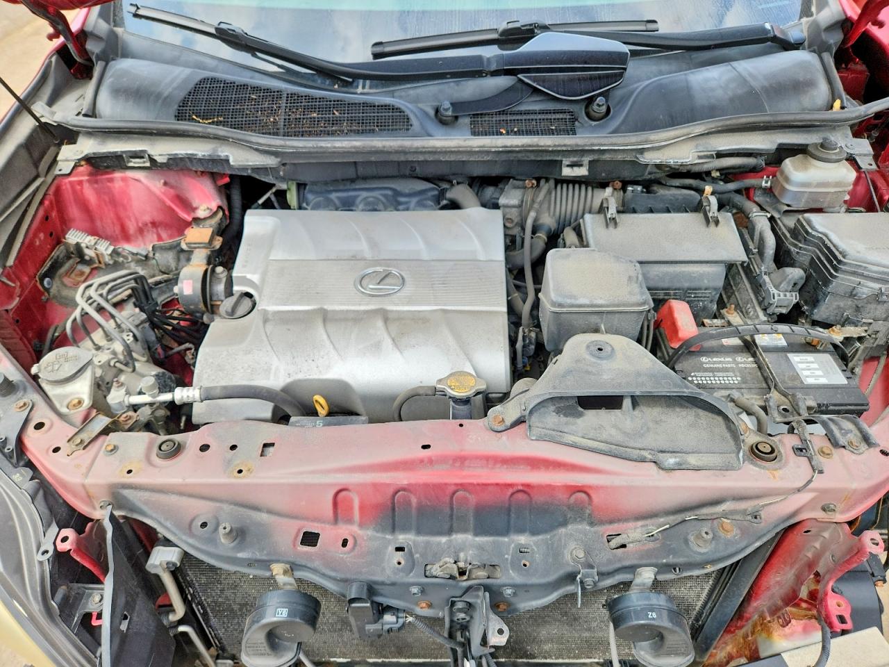 2011 Lexus Rx 350 Красный vin: JTJBK1BA7B2437934