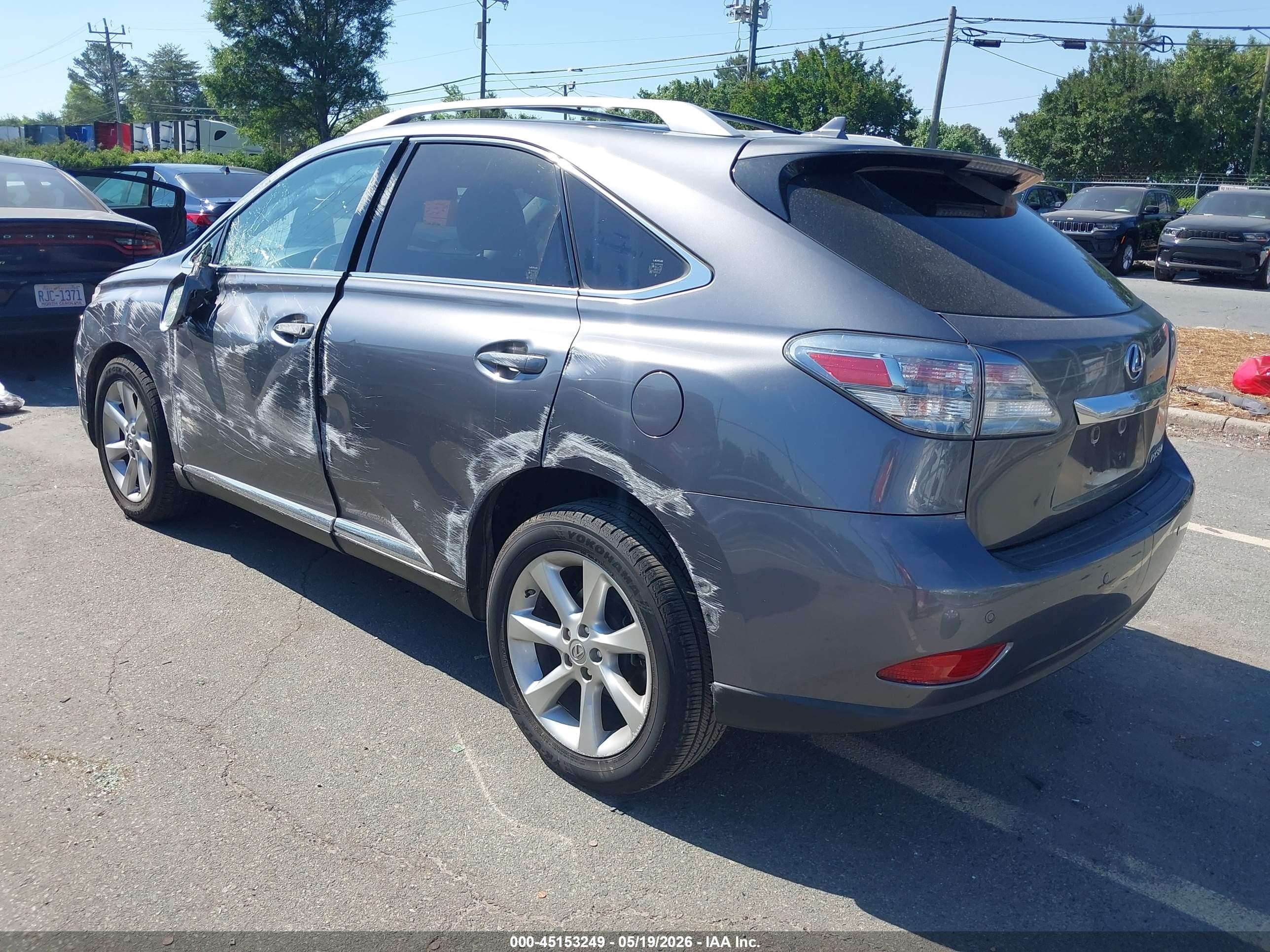 2012 Lexus Rx 350   Gray vin: JTJBK1BA7C2444061