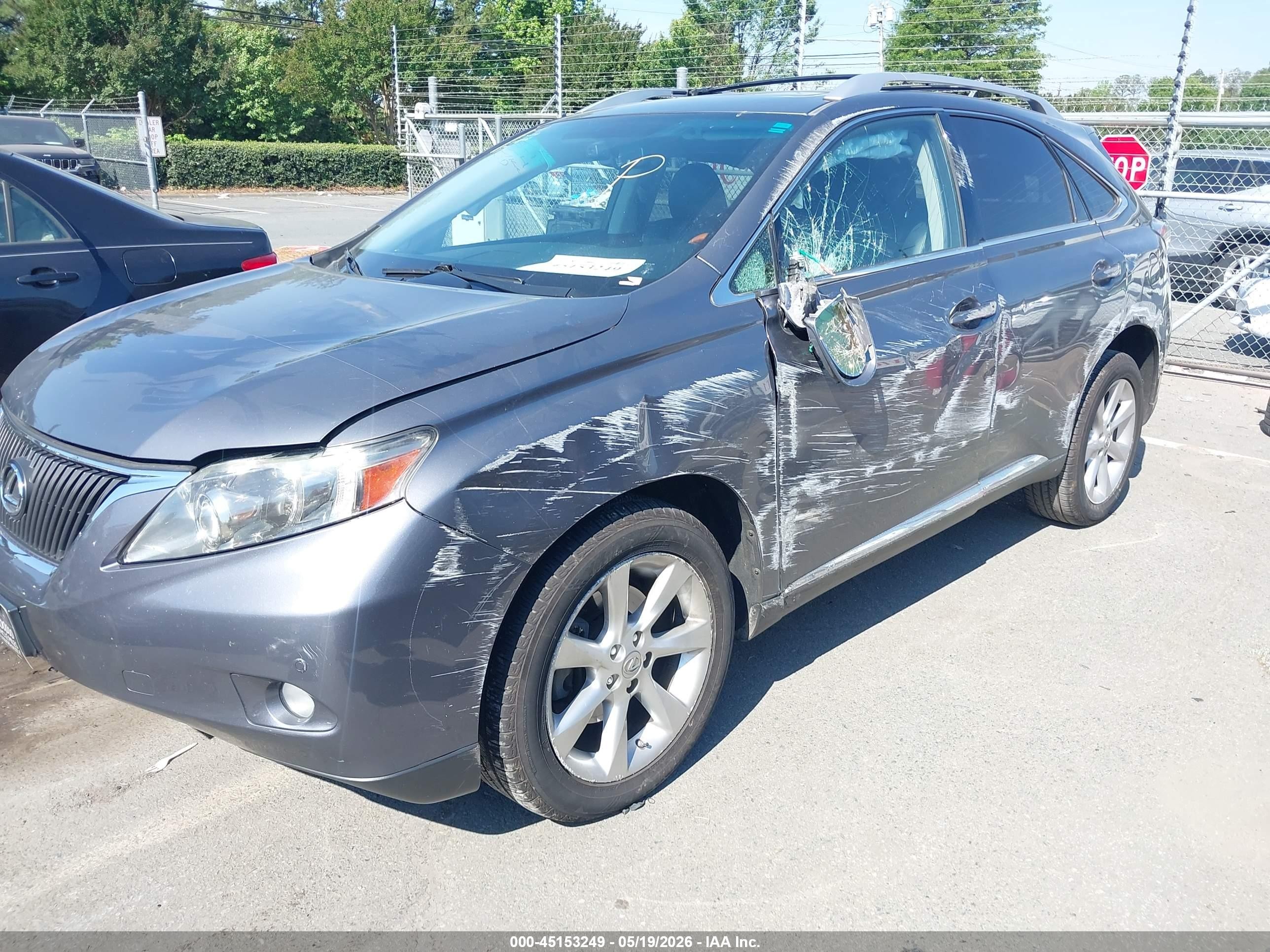 2012 Lexus Rx 350   Gray vin: JTJBK1BA7C2444061