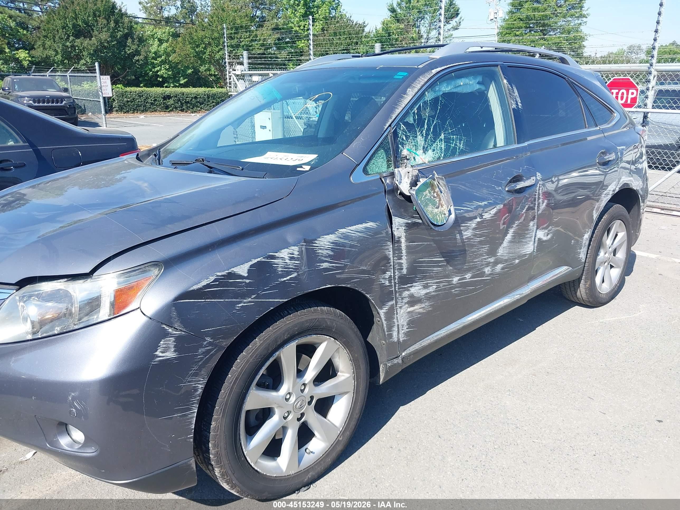 2012 Lexus Rx 350   Gray vin: JTJBK1BA7C2444061