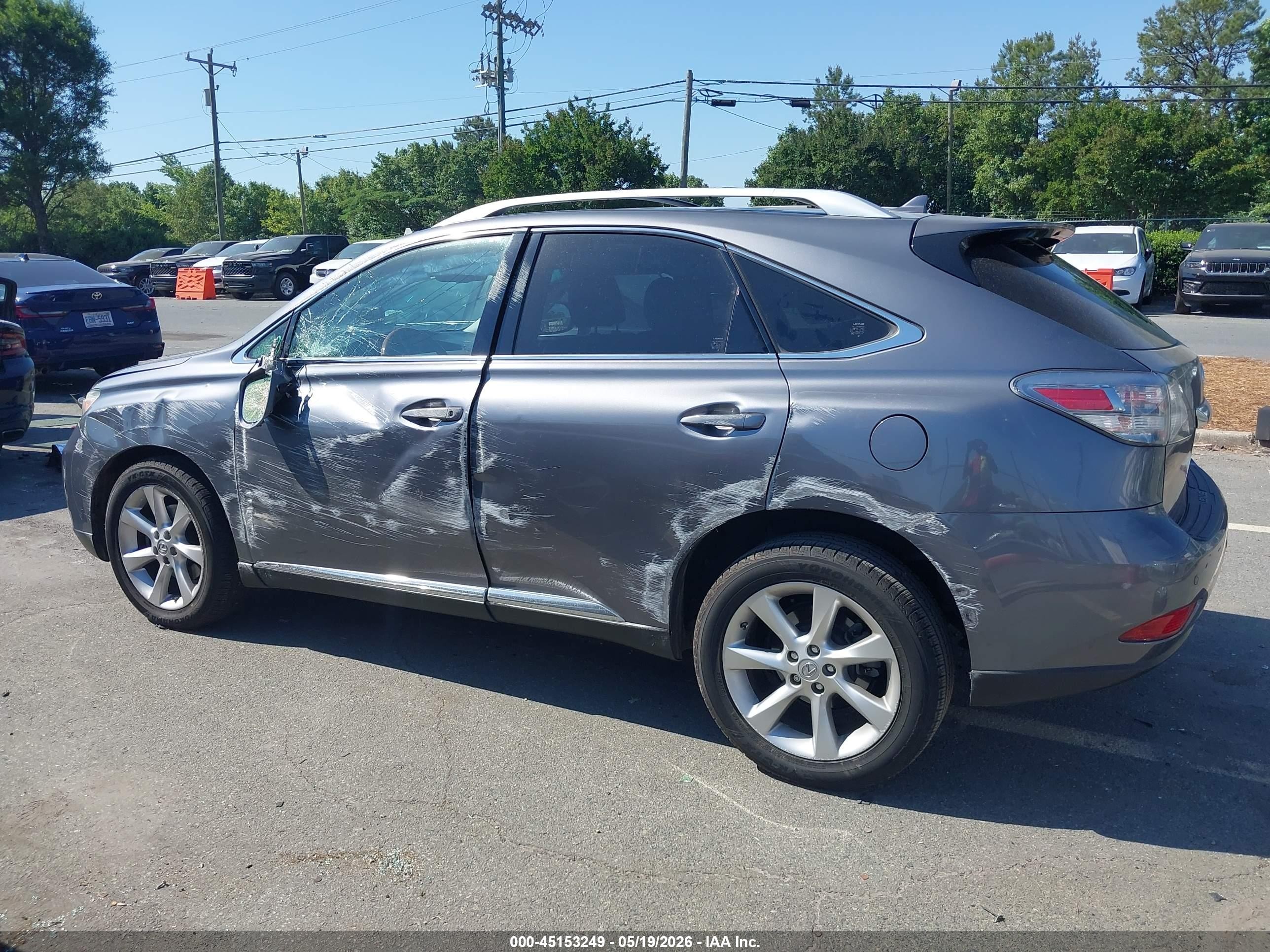 2012 Lexus Rx 350   Gray vin: JTJBK1BA7C2444061