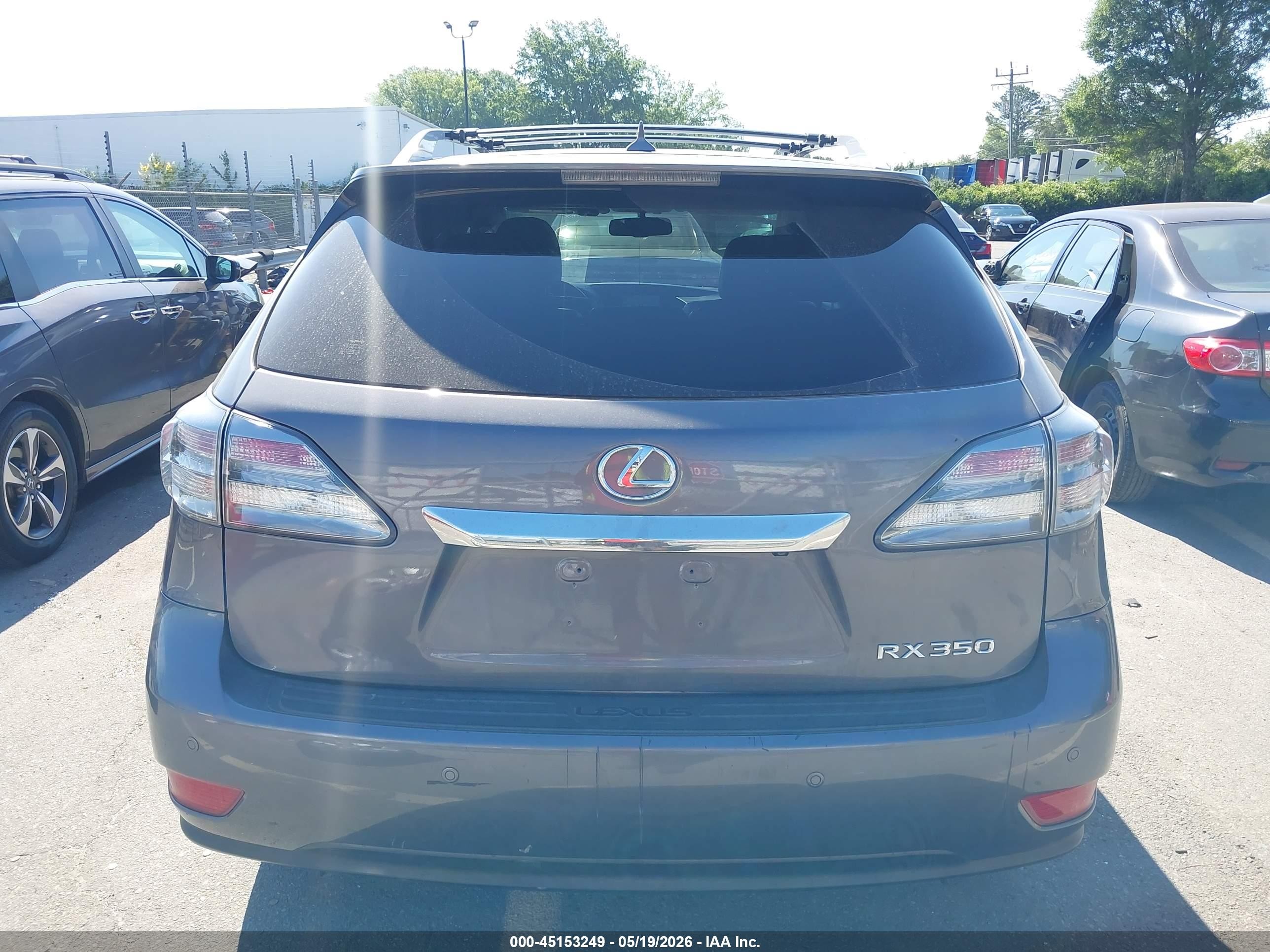 2012 Lexus Rx 350   Gray vin: JTJBK1BA7C2444061