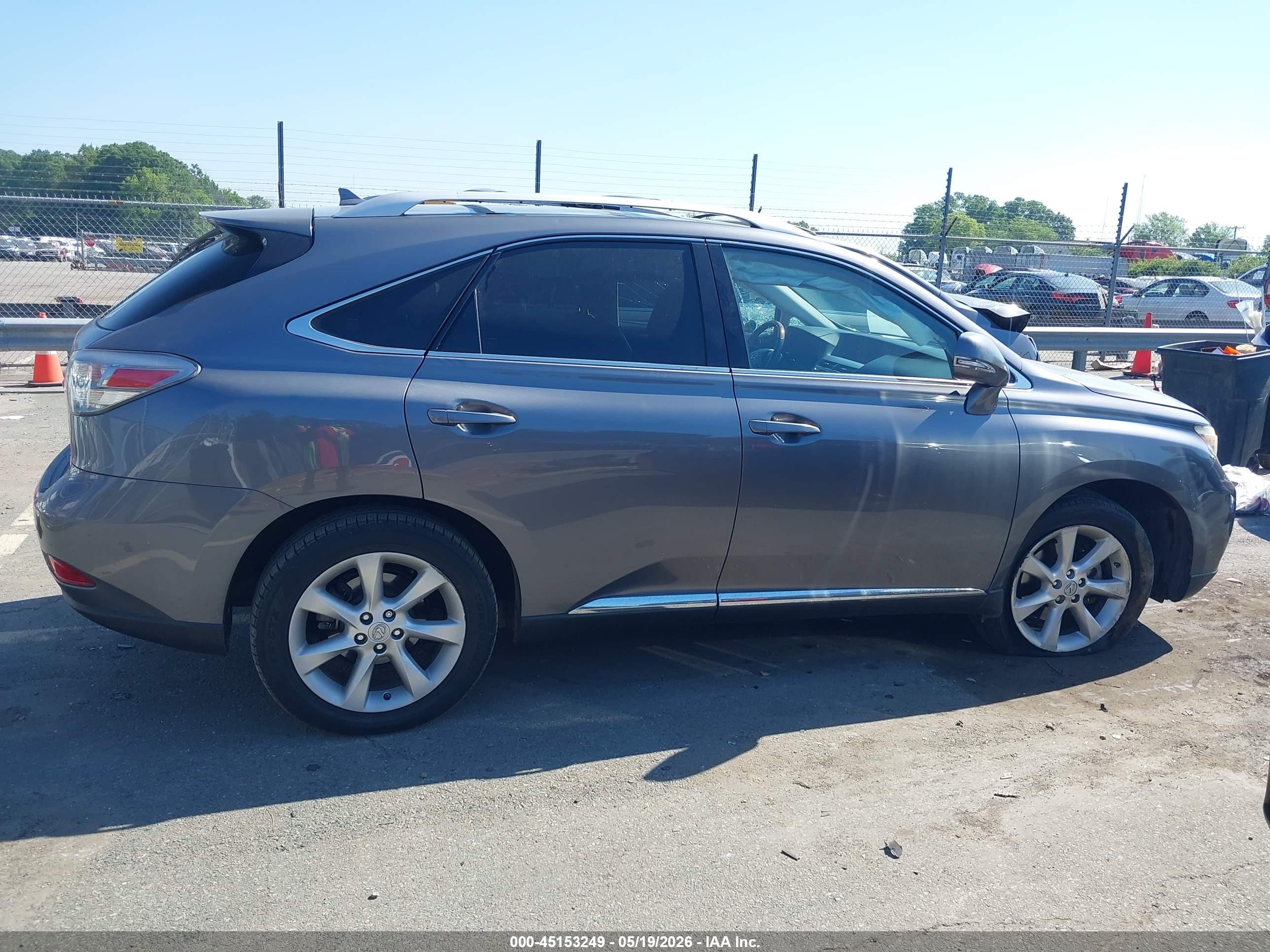 2012 Lexus Rx 350   Gray vin: JTJBK1BA7C2444061