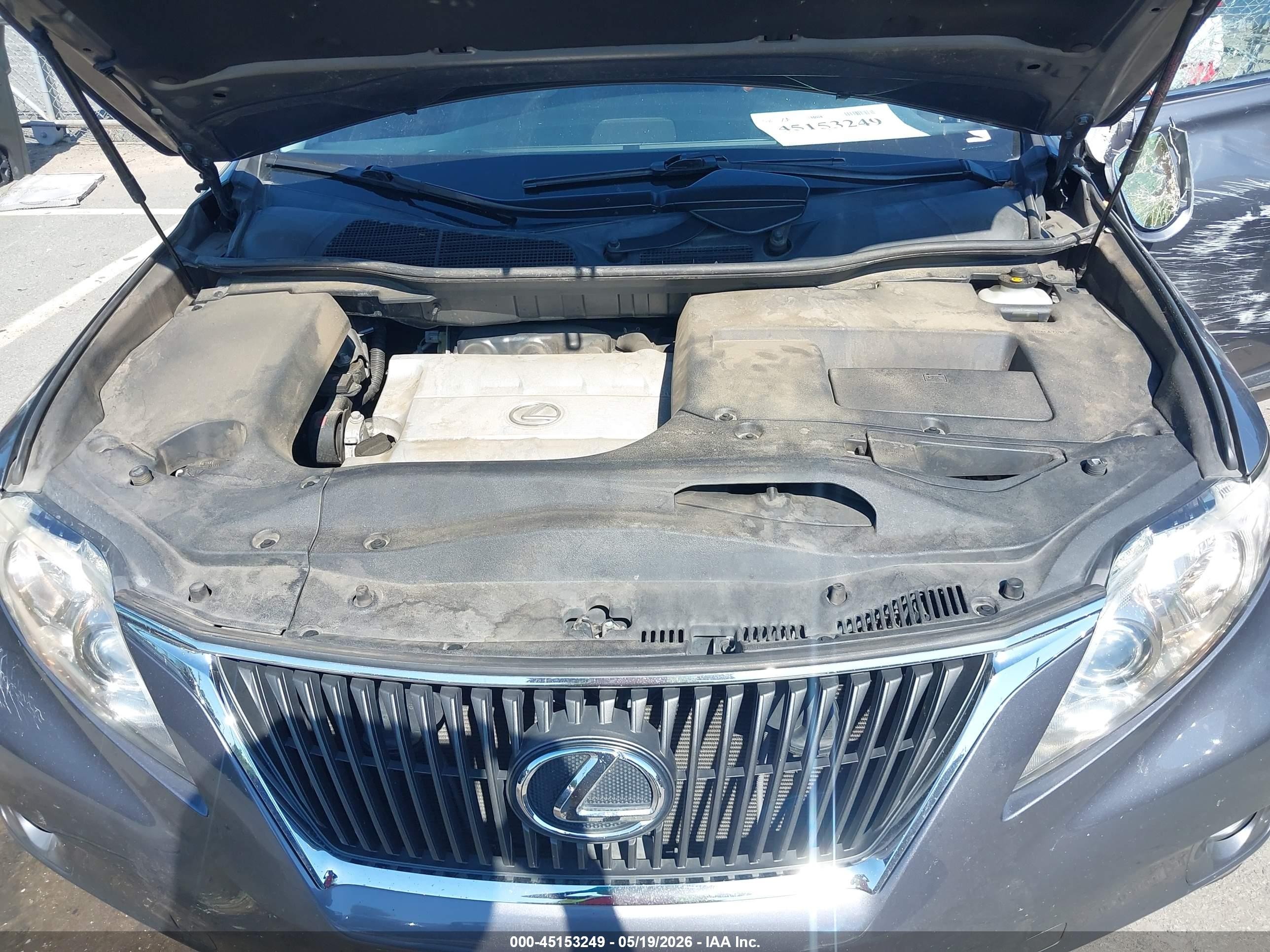2012 Lexus Rx 350   Gray vin: JTJBK1BA7C2444061