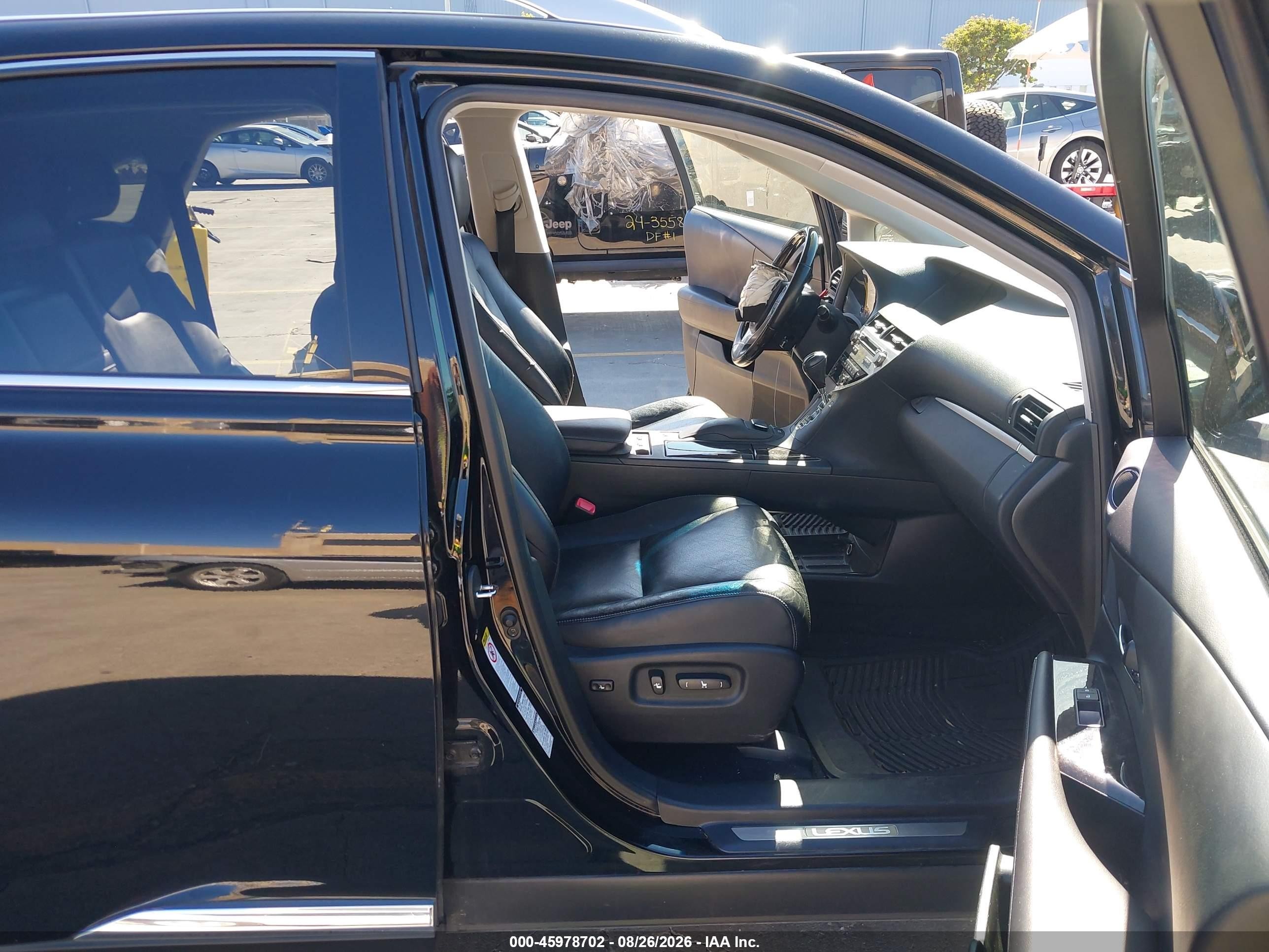 2013 Lexus Rx 350   Black vin: JTJBK1BA7D2021711