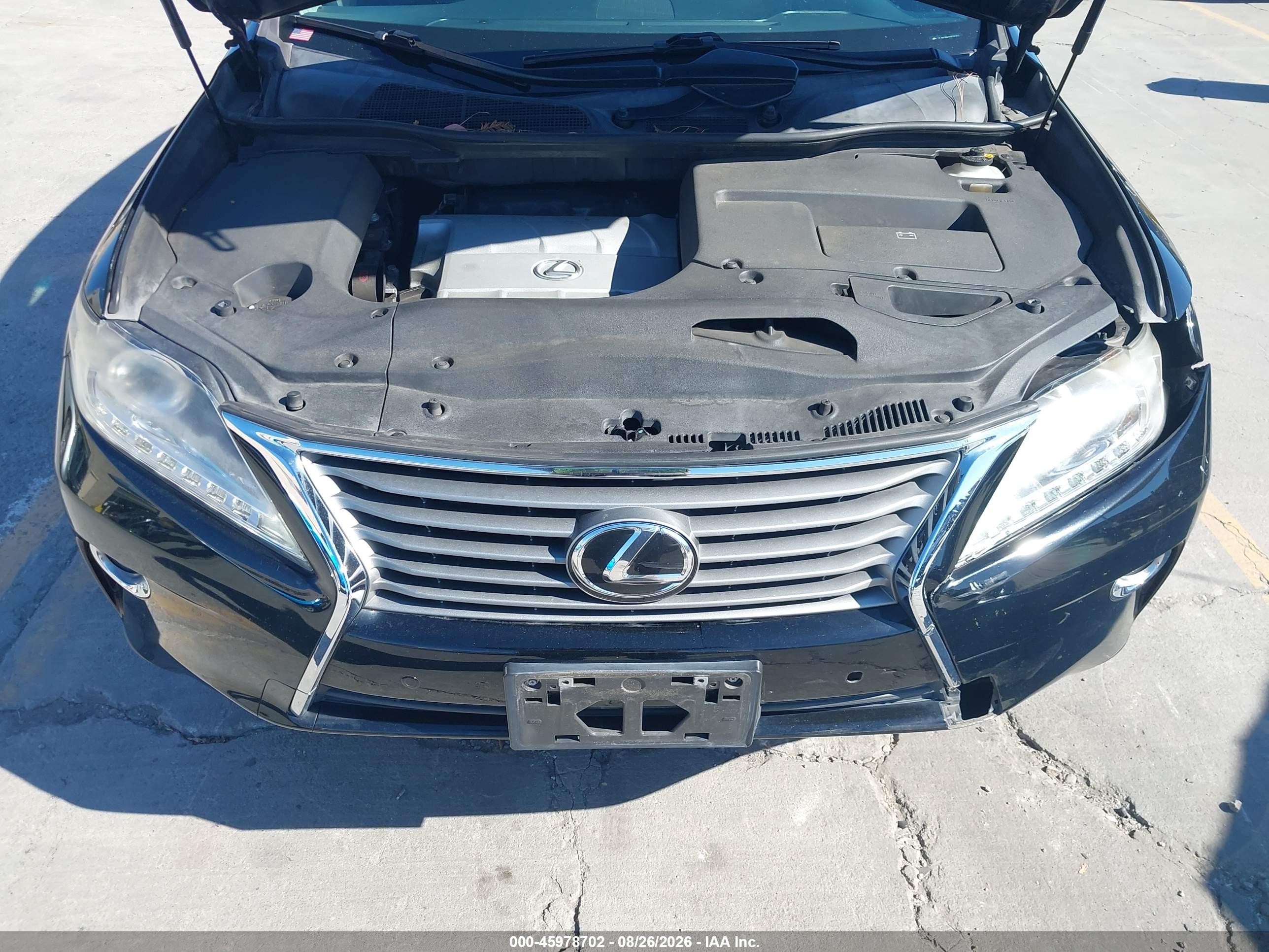 2013 Lexus Rx 350   Black vin: JTJBK1BA7D2021711