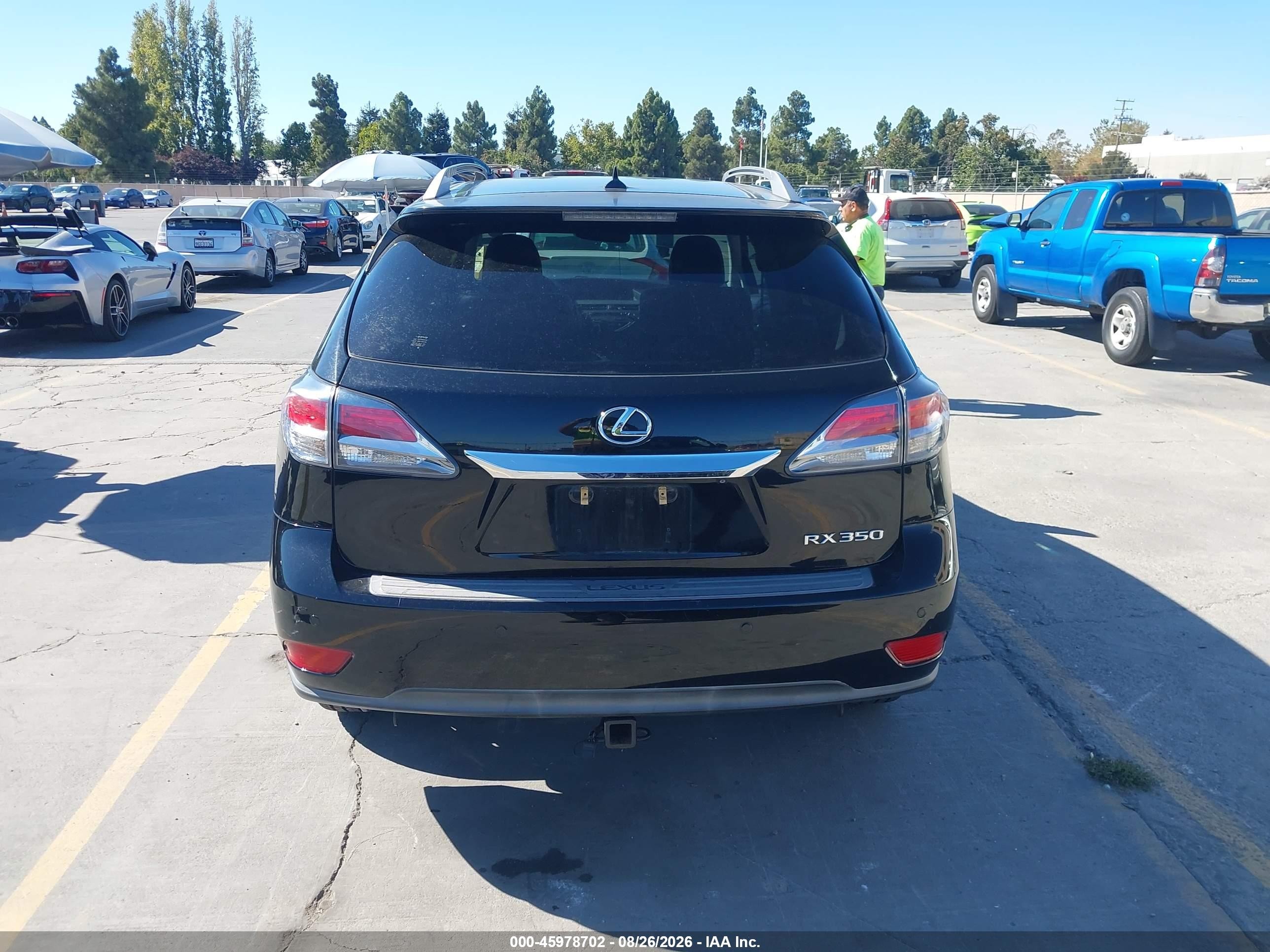 2013 Lexus Rx 350   Black vin: JTJBK1BA7D2021711