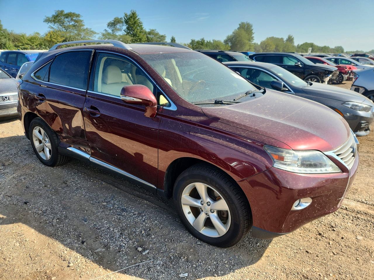 2013 Lexus Rx 350 Base Burgundy vin: JTJBK1BA7D2033440