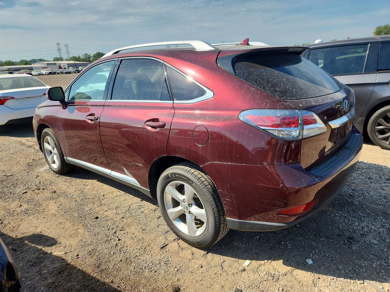 2013 Lexus Rx 350 Base Burgundy vin: JTJBK1BA7D2033440