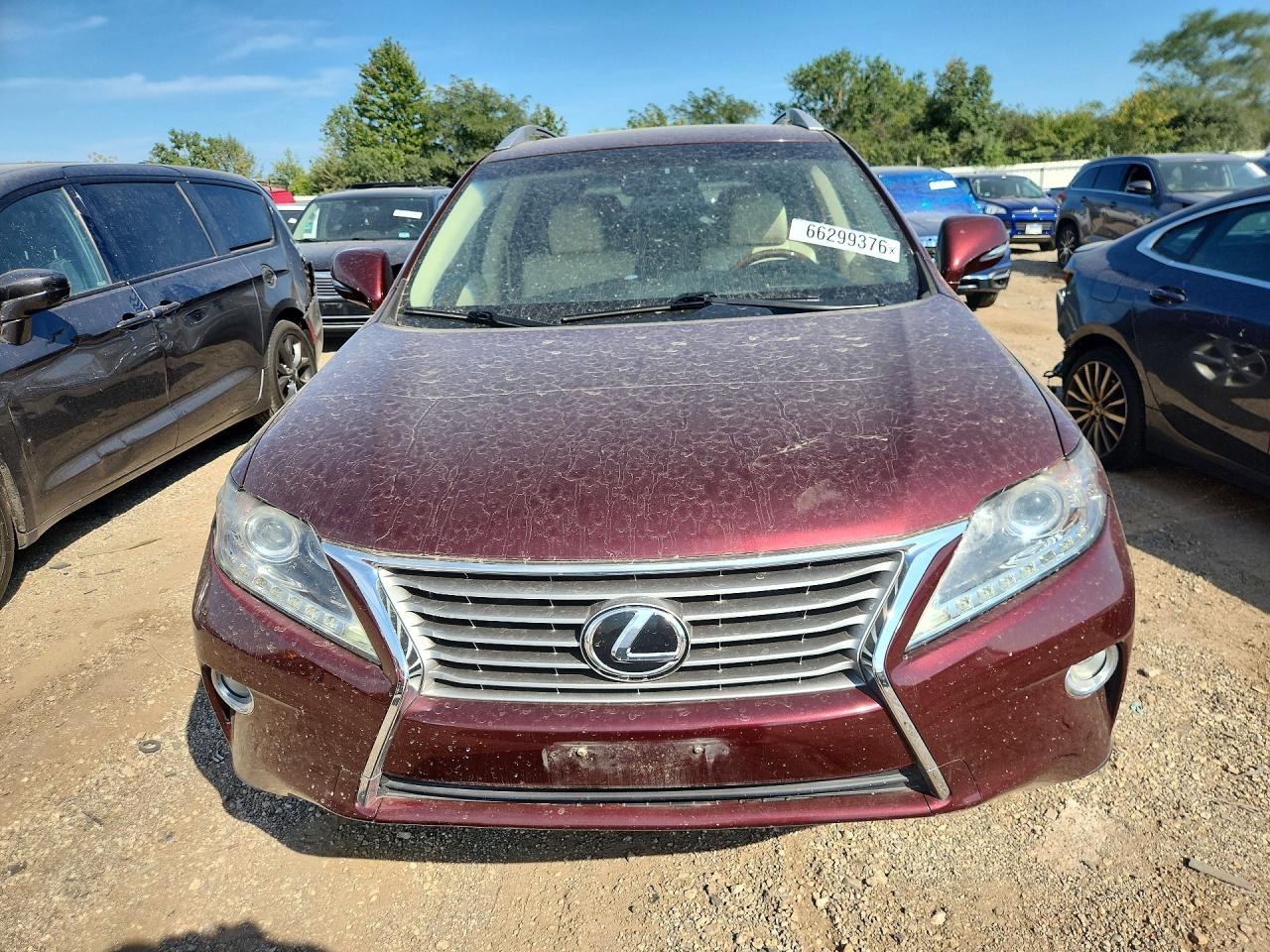 2013 Lexus Rx 350 Base Burgundy vin: JTJBK1BA7D2033440