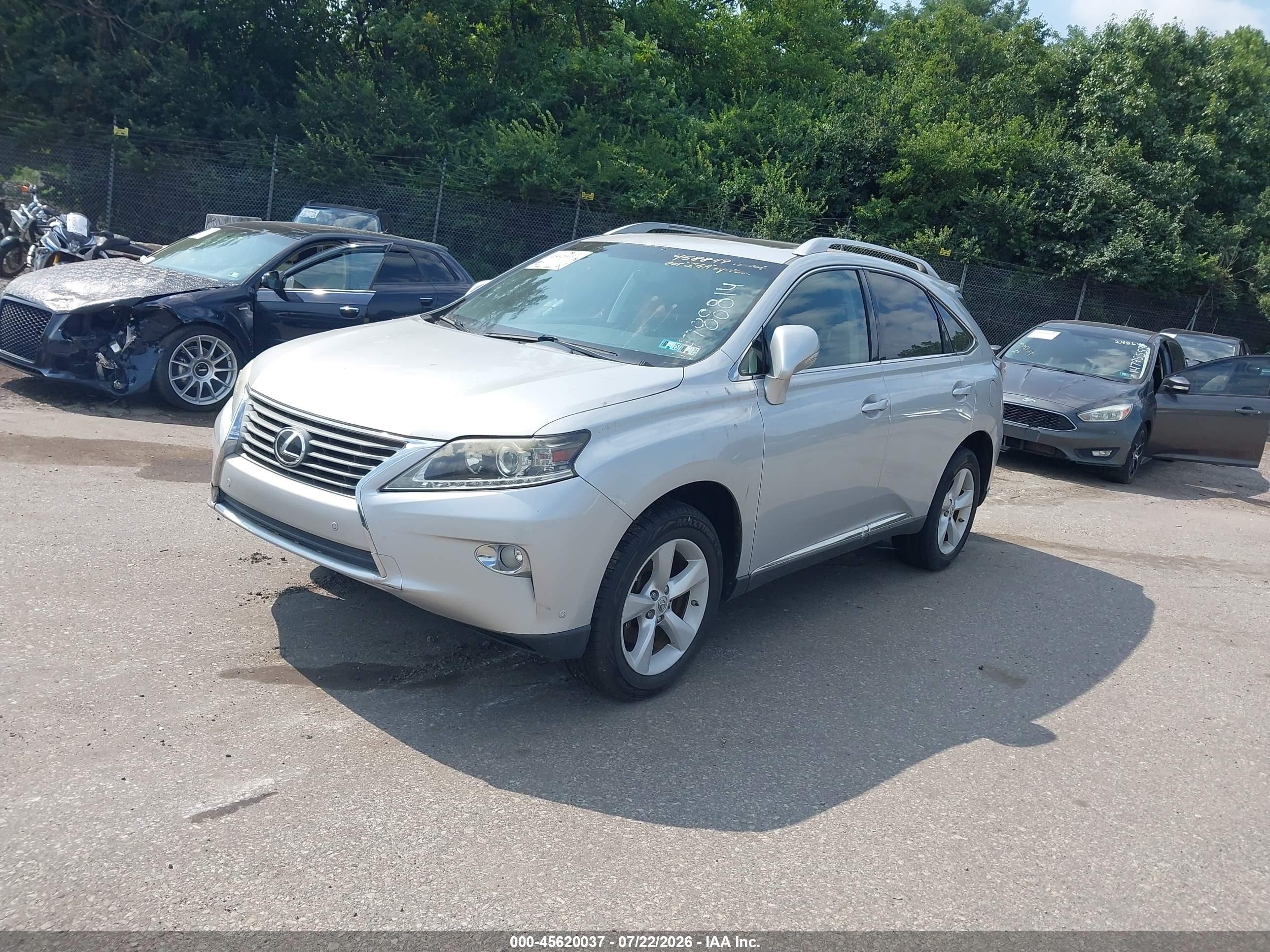 2013 Lexus Rx 350   Silver vin: JTJBK1BA7D2458849