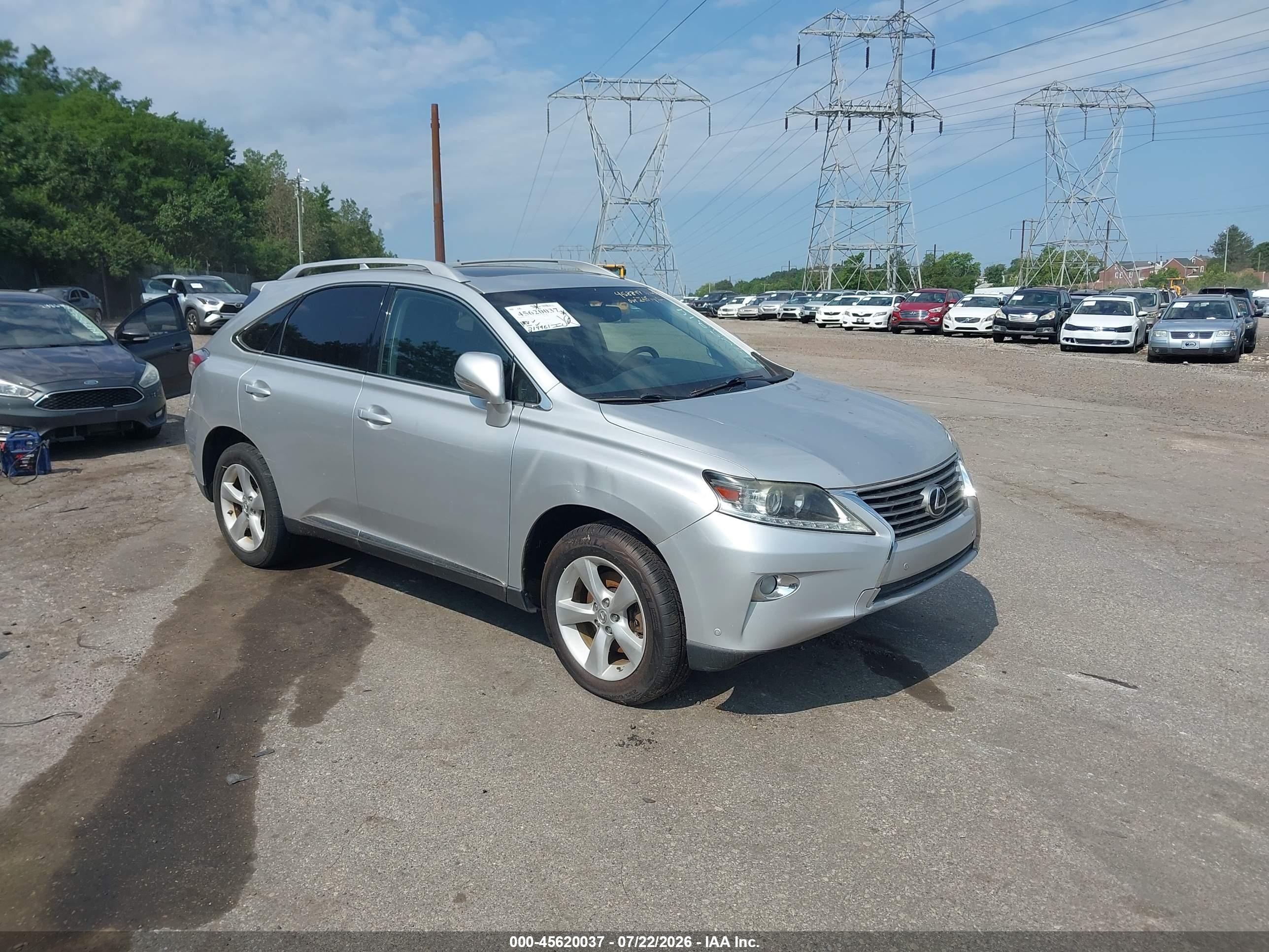 2013 Lexus Rx 350   Silver vin: JTJBK1BA7D2458849