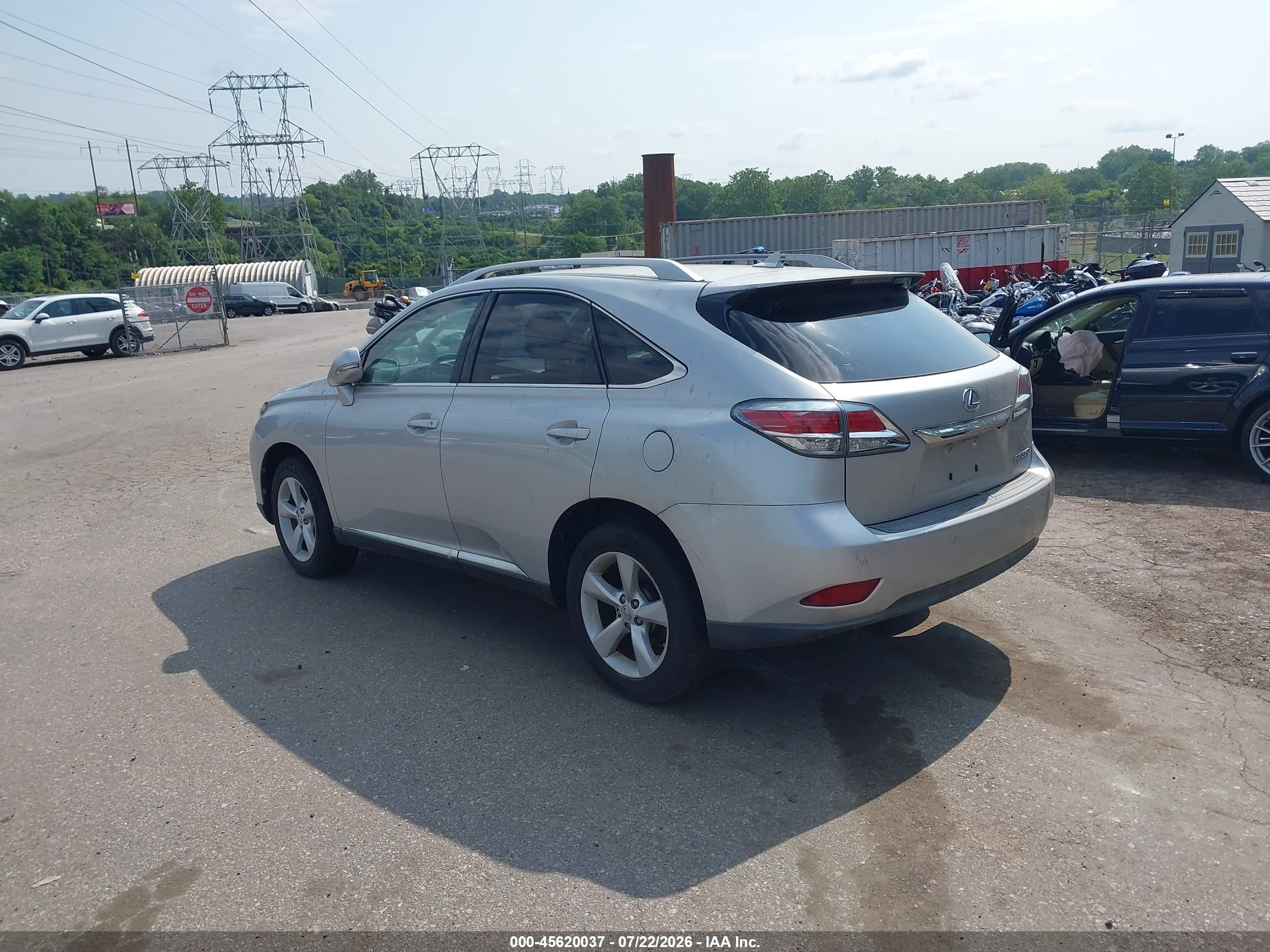 2013 Lexus Rx 350   Silver vin: JTJBK1BA7D2458849