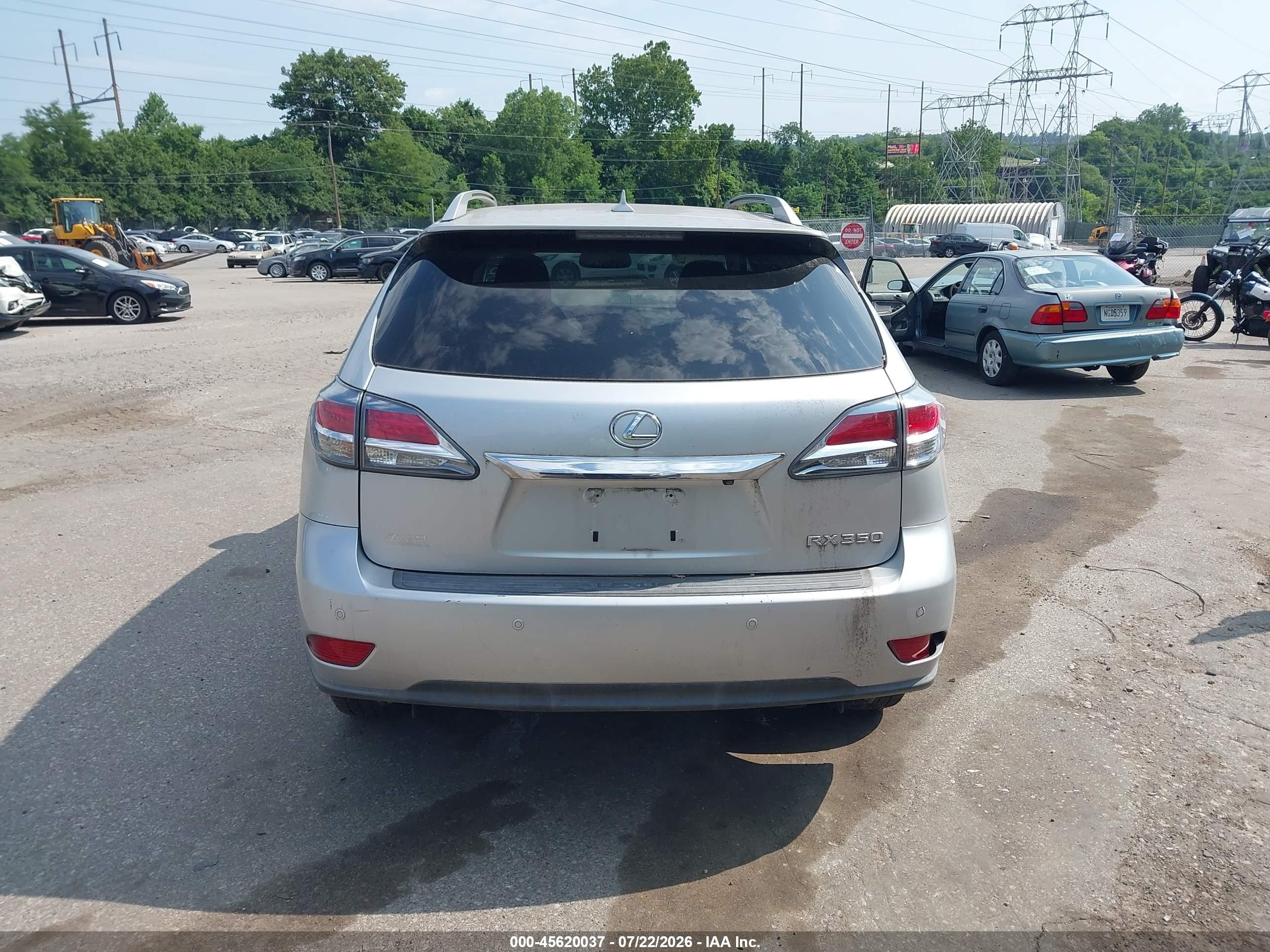 2013 Lexus Rx 350   Silver vin: JTJBK1BA7D2458849