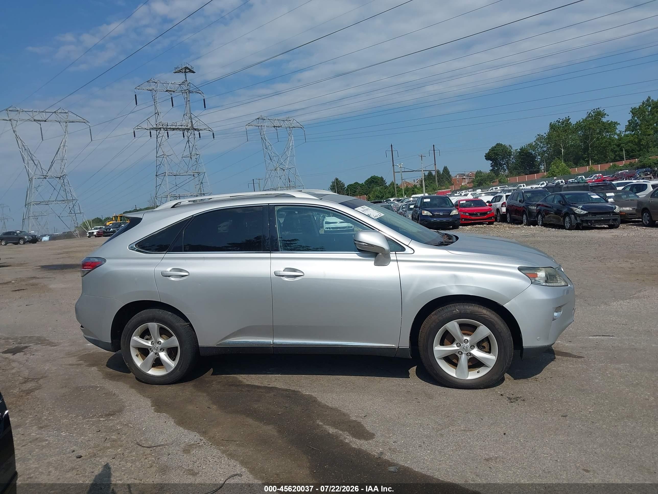 2013 Lexus Rx 350   Silver vin: JTJBK1BA7D2458849