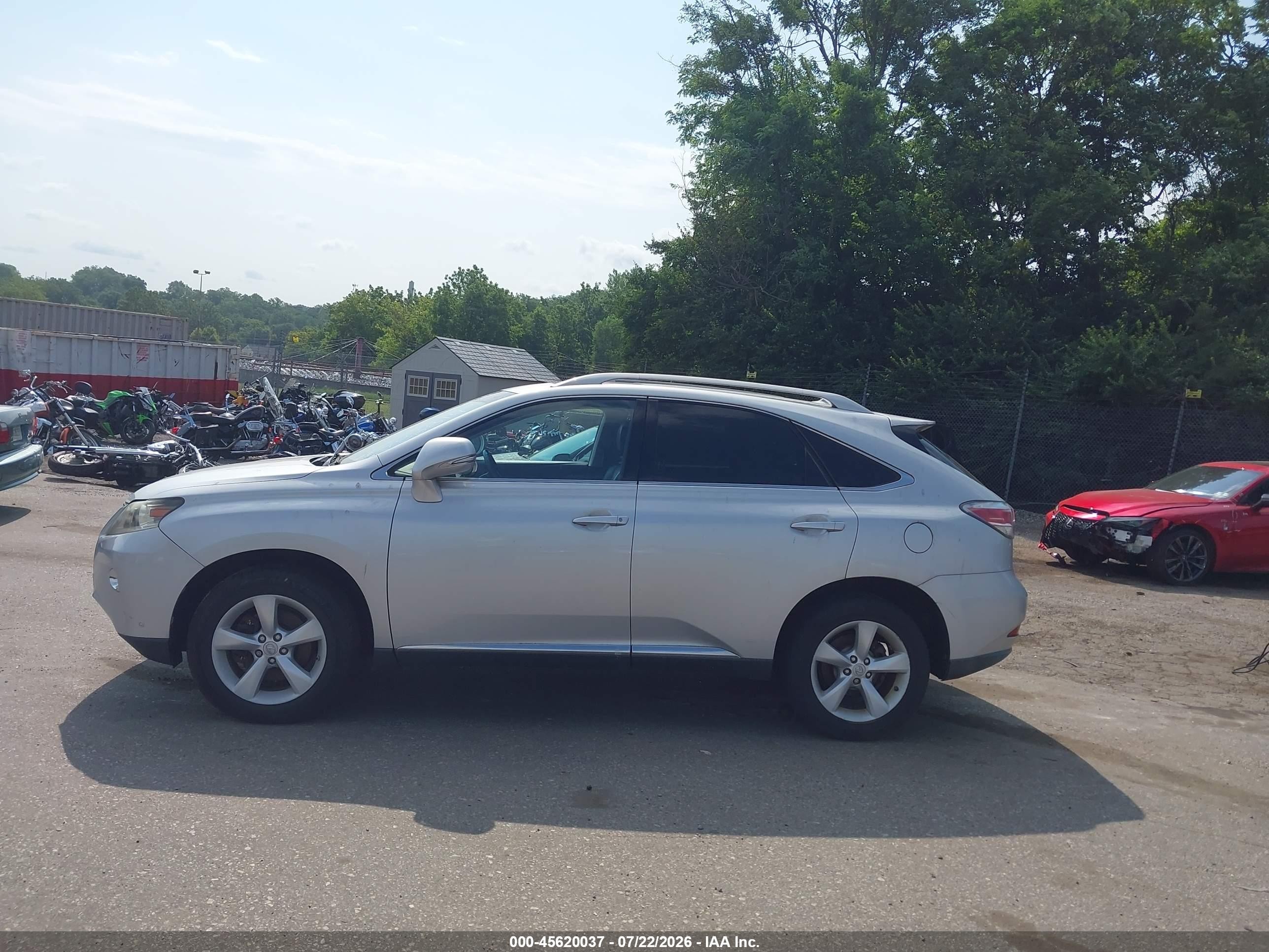 2013 Lexus Rx 350   Silver vin: JTJBK1BA7D2458849