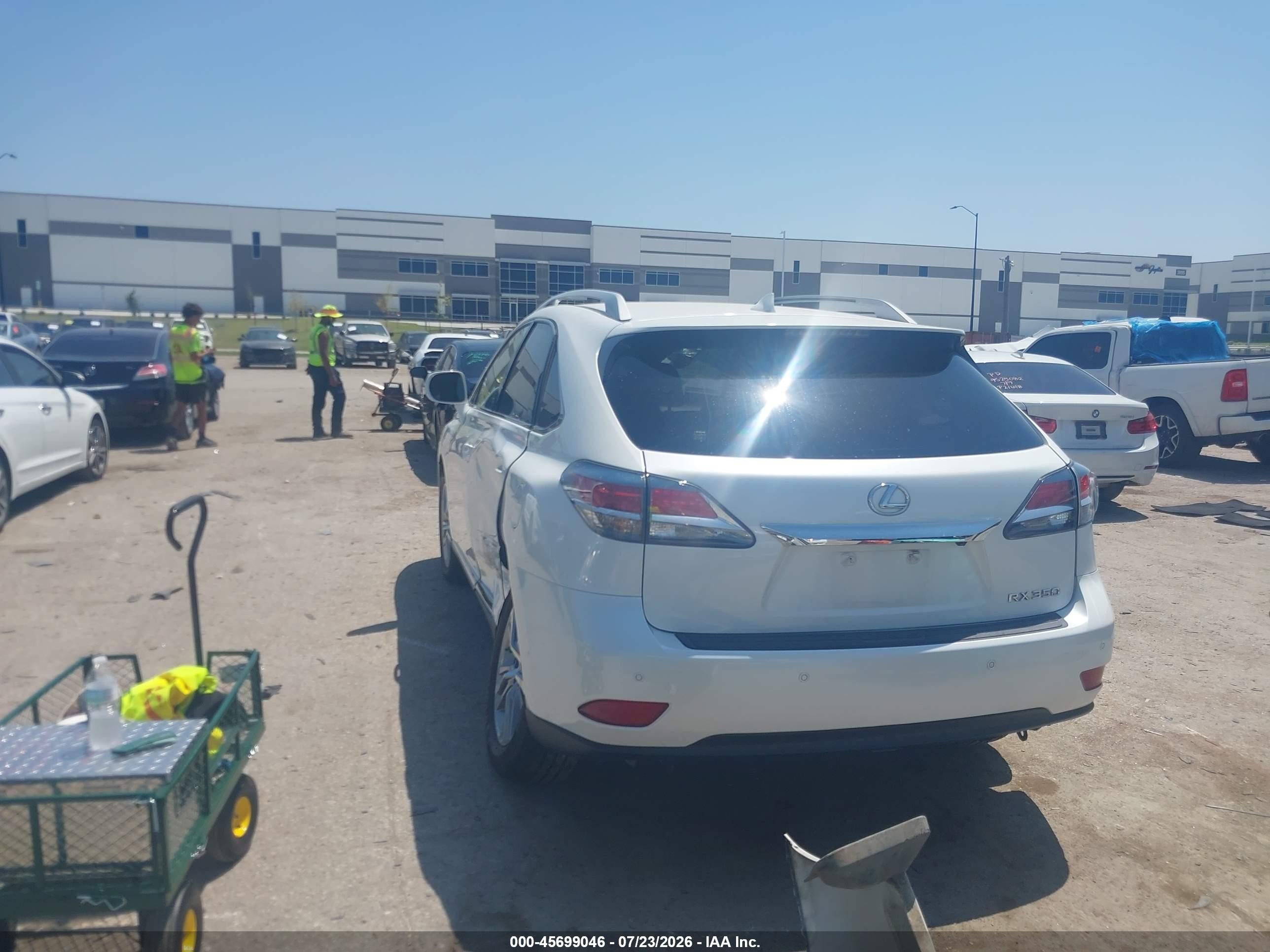 2015 Lexus Rx 350   White vin: JTJBK1BA7F2474181