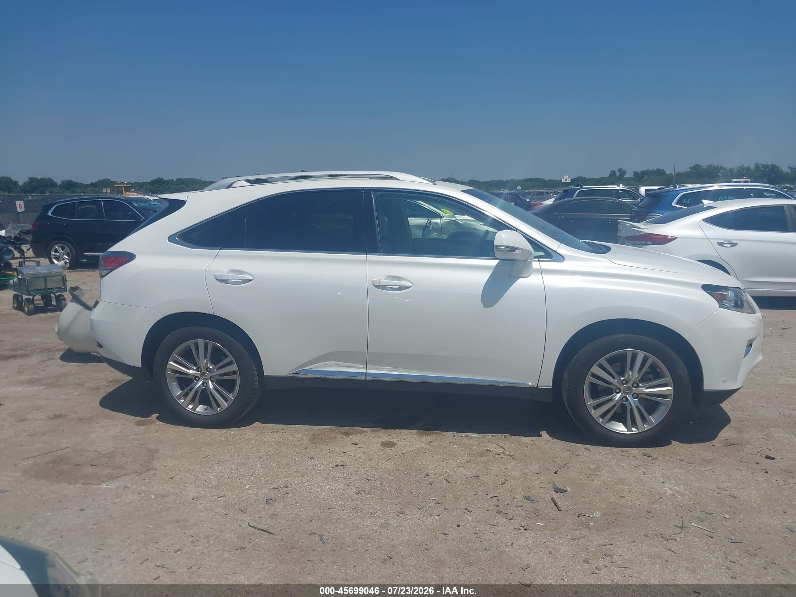 2015 Lexus Rx 350   White vin: JTJBK1BA7F2474181