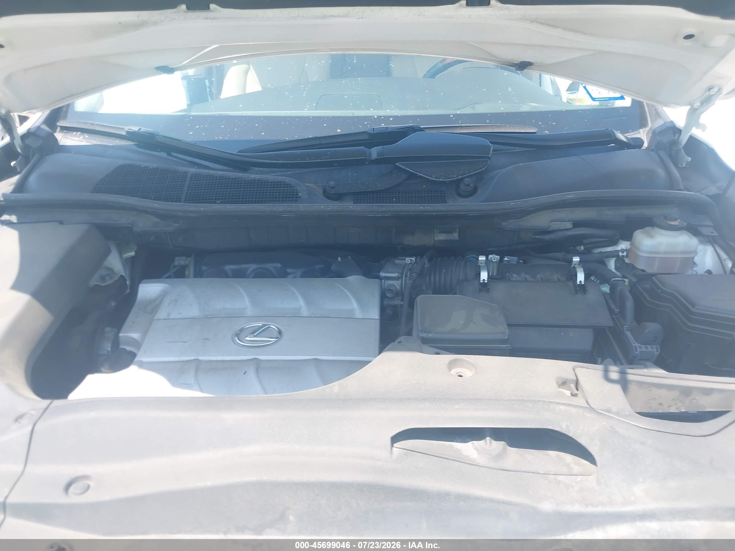 2015 Lexus Rx 350   White vin: JTJBK1BA7F2474181