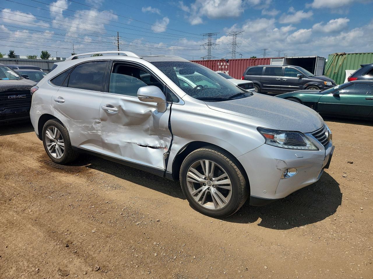 2015 Lexus Rx 350 Base Silver vin: JTJBK1BA7F2476447