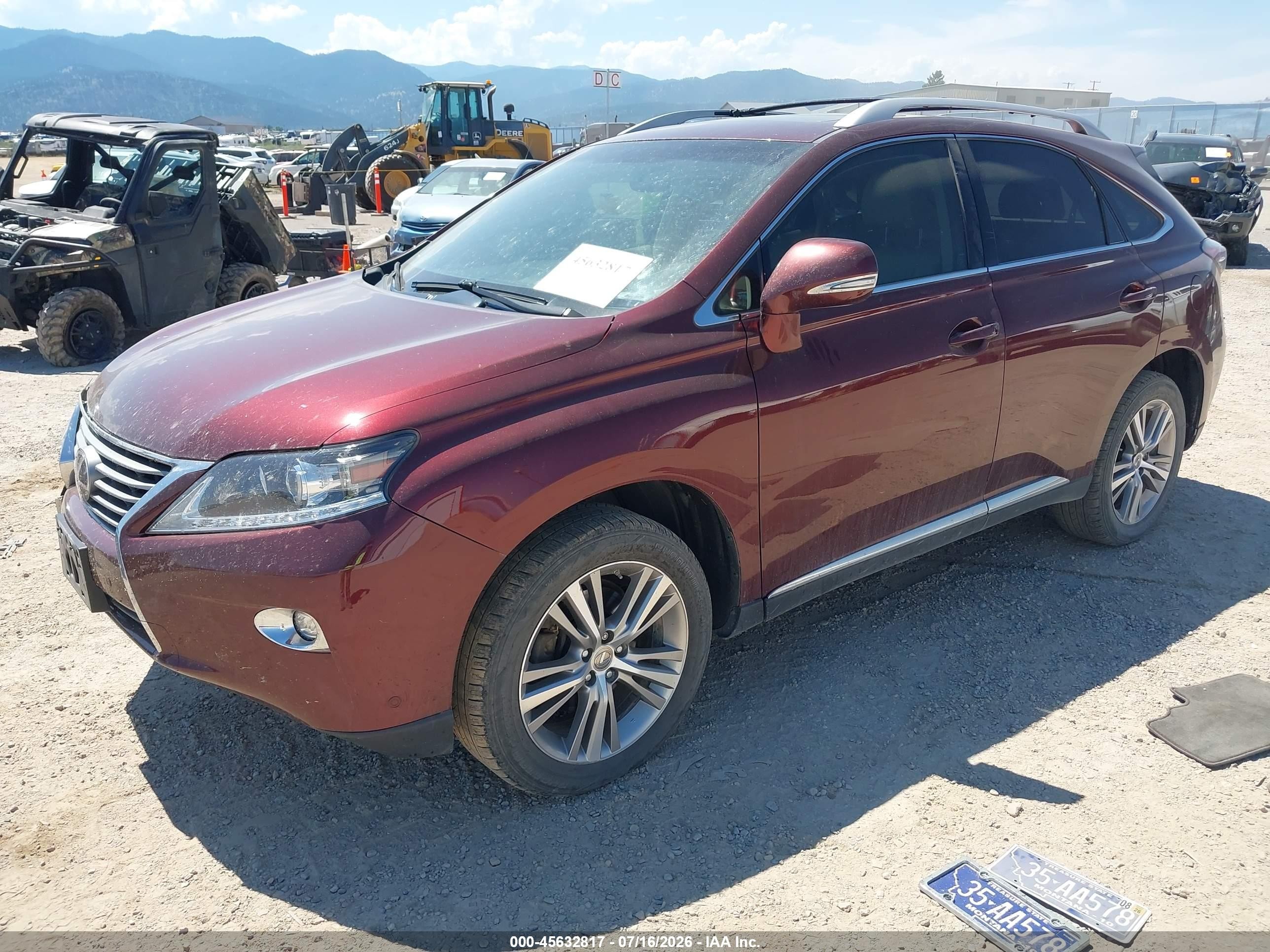 2015 Lexus Rx 350   Maroon vin: JTJBK1BA7F2483401