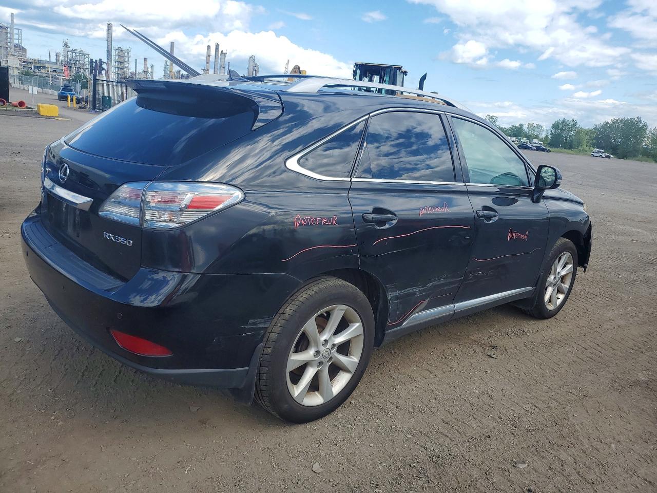 2010 Lexus Rx 350 Black vin: JTJBK1BA8A2407758