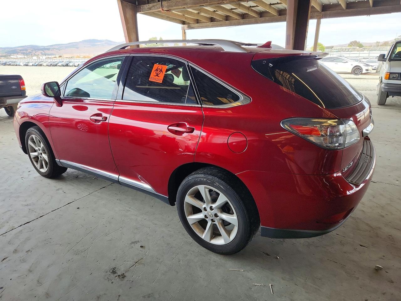 2010 Lexus Rx 350 Burgundy vin: JTJBK1BA8A2412040