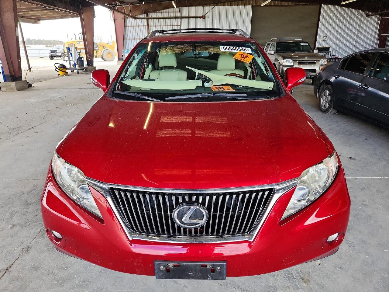 2010 Lexus Rx 350 Burgundy vin: JTJBK1BA8A2412040