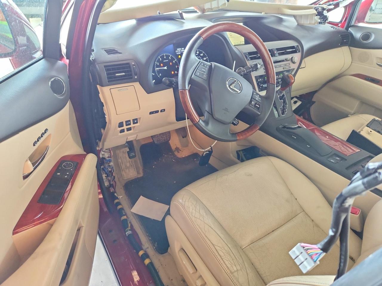 2010 Lexus Rx 350 Burgundy vin: JTJBK1BA8A2412040