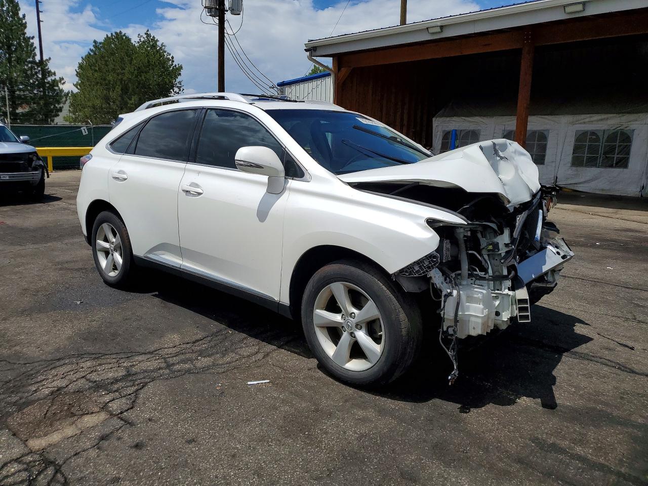 2010 Lexus Rx 350 Белый vin: JTJBK1BA8A2416752