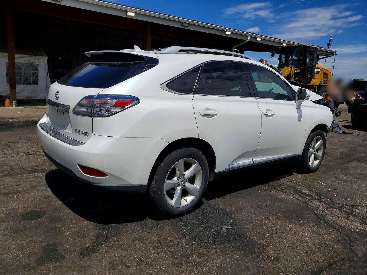 2010 Lexus Rx 350 Белый vin: JTJBK1BA8A2416752