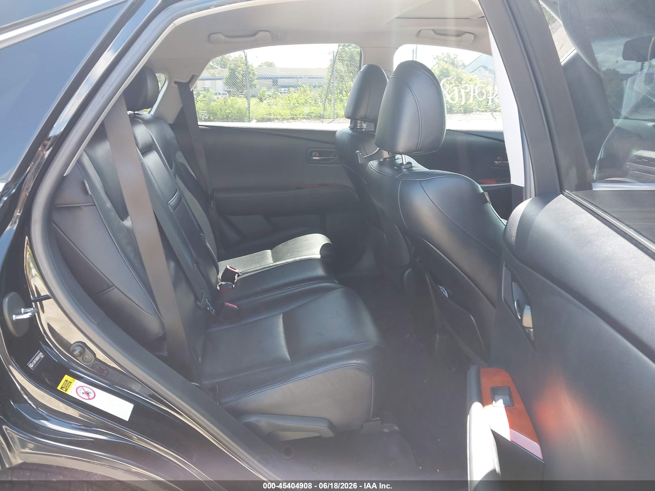 2011 Lexus Rx 350   Black vin: JTJBK1BA8B2010990