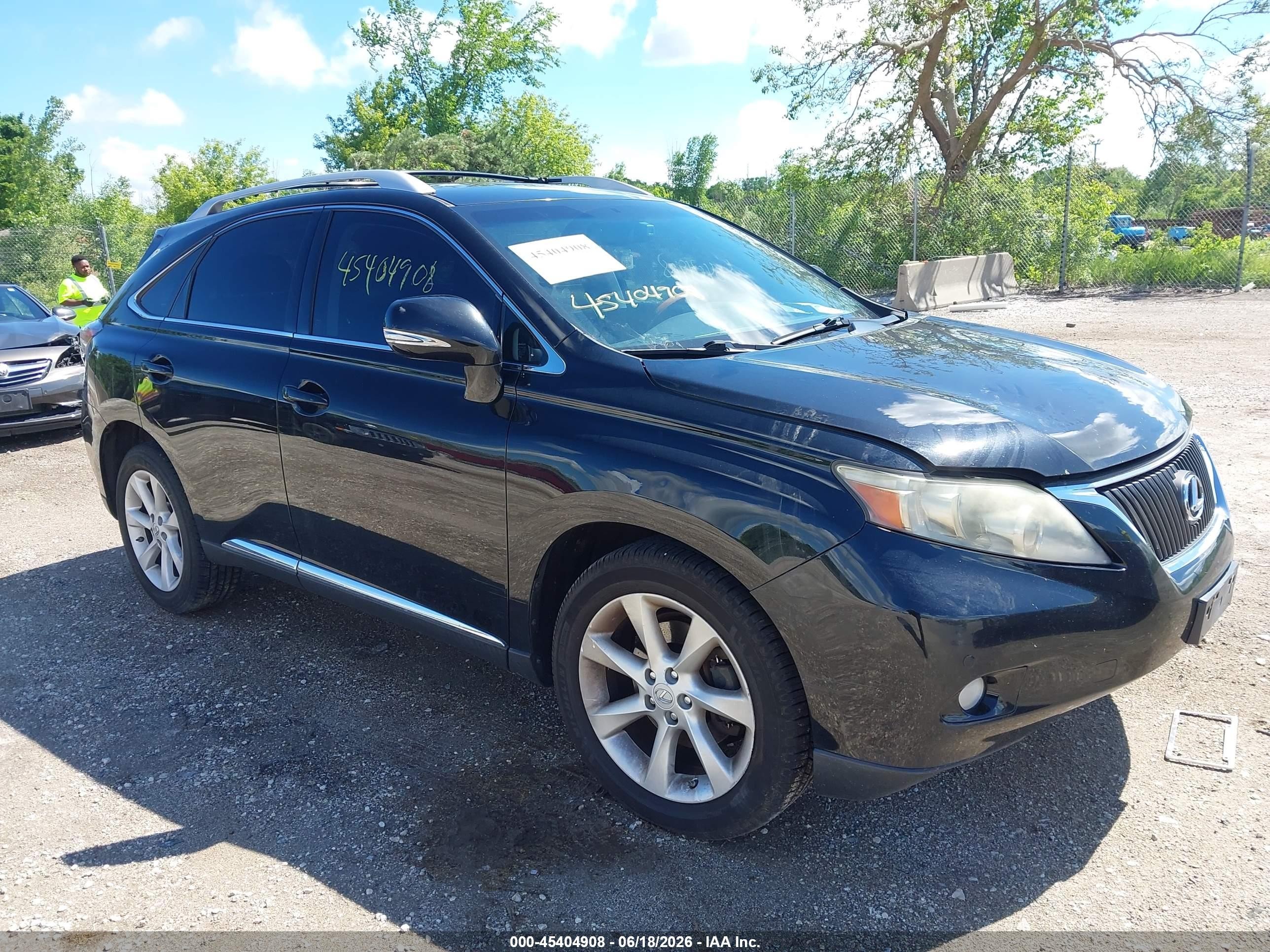 2011 Lexus Rx 350   Black vin: JTJBK1BA8B2010990