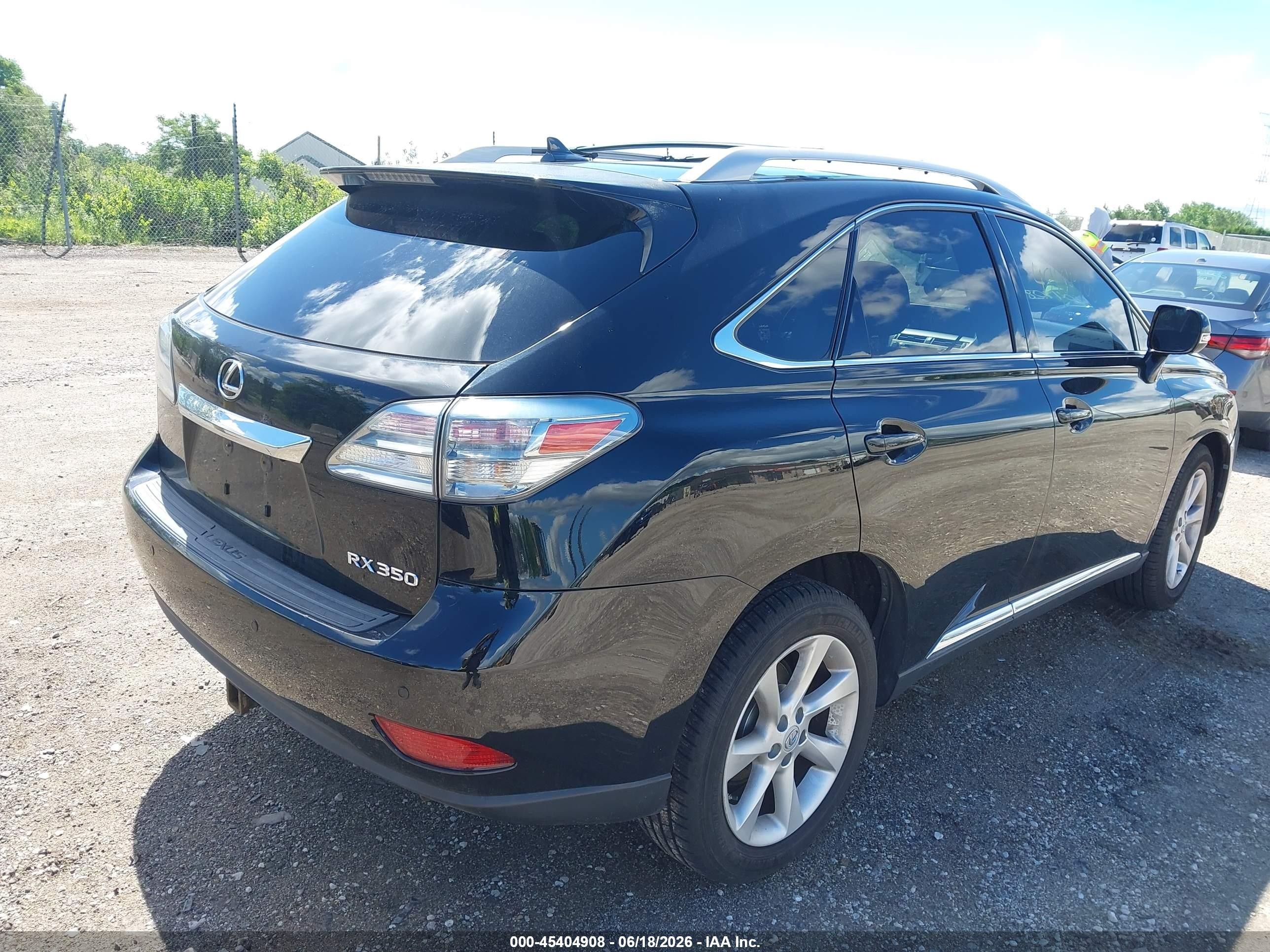 2011 Lexus Rx 350   Black vin: JTJBK1BA8B2010990